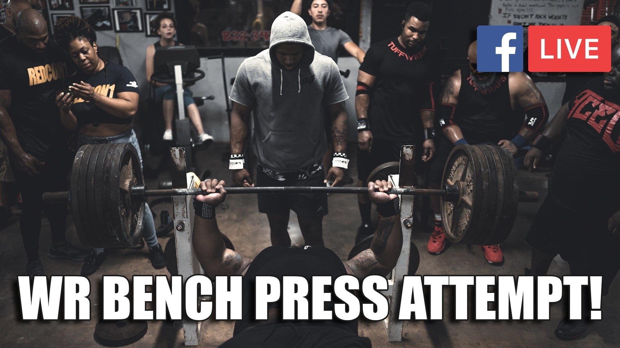 Julius Maddox World Record Bench PRess Attempt 2019