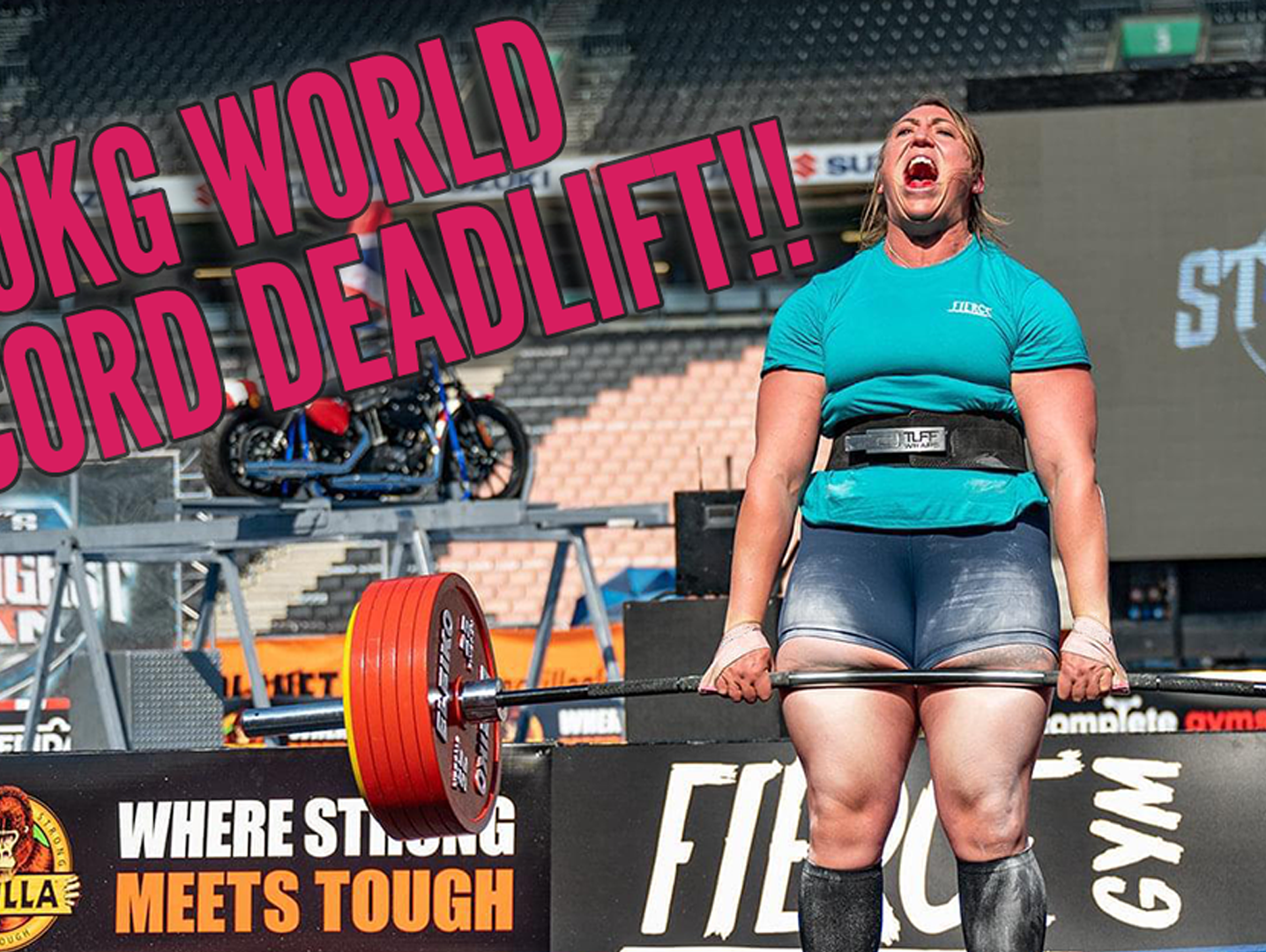 TuffWraps Athlete Sets 300kg World Record Women's Deadlift