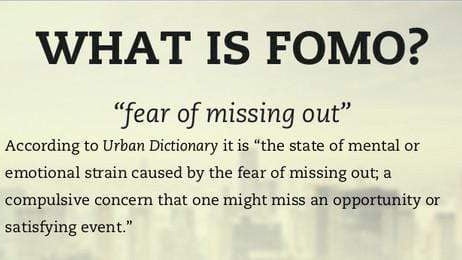 FOMO - The Fear of Missing Out and It's Impact on CrossFitters