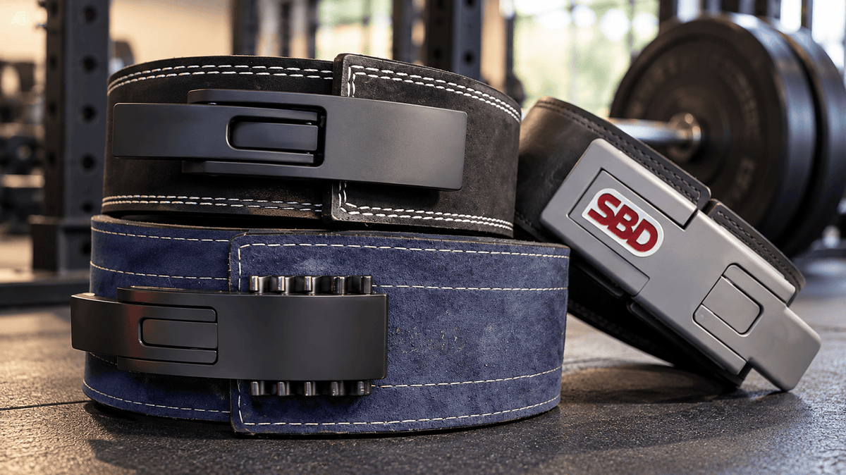 SBD 10mm and 13mm lever belts used for heavy squats in an honest SBD belt review