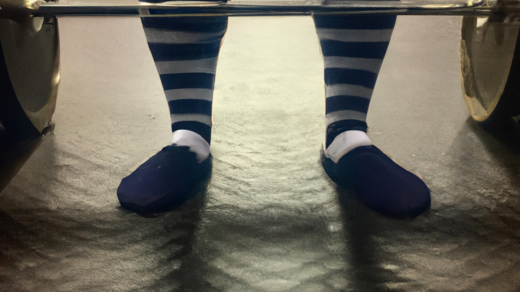 man deadlifting barefoot