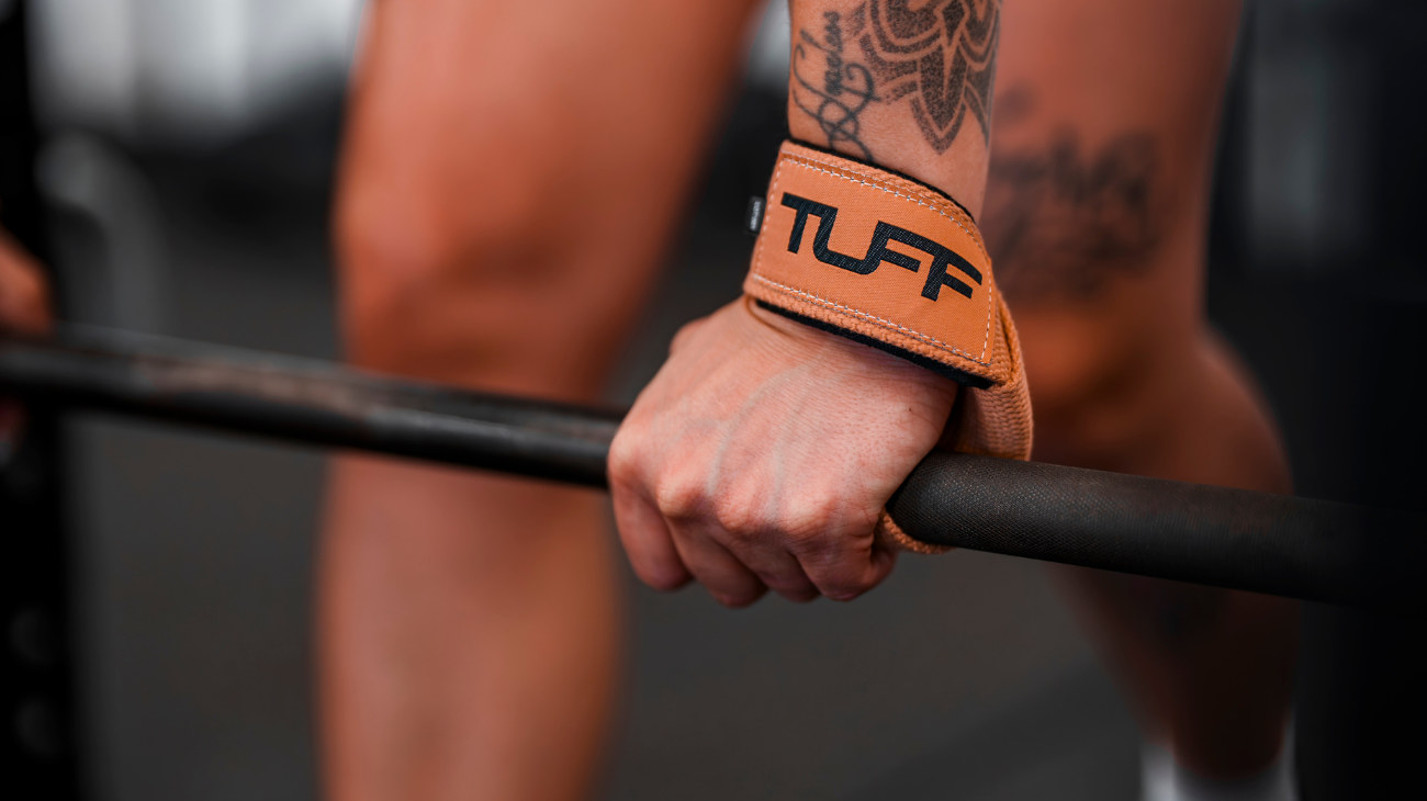 tuffwraps lifting straps secure on bar