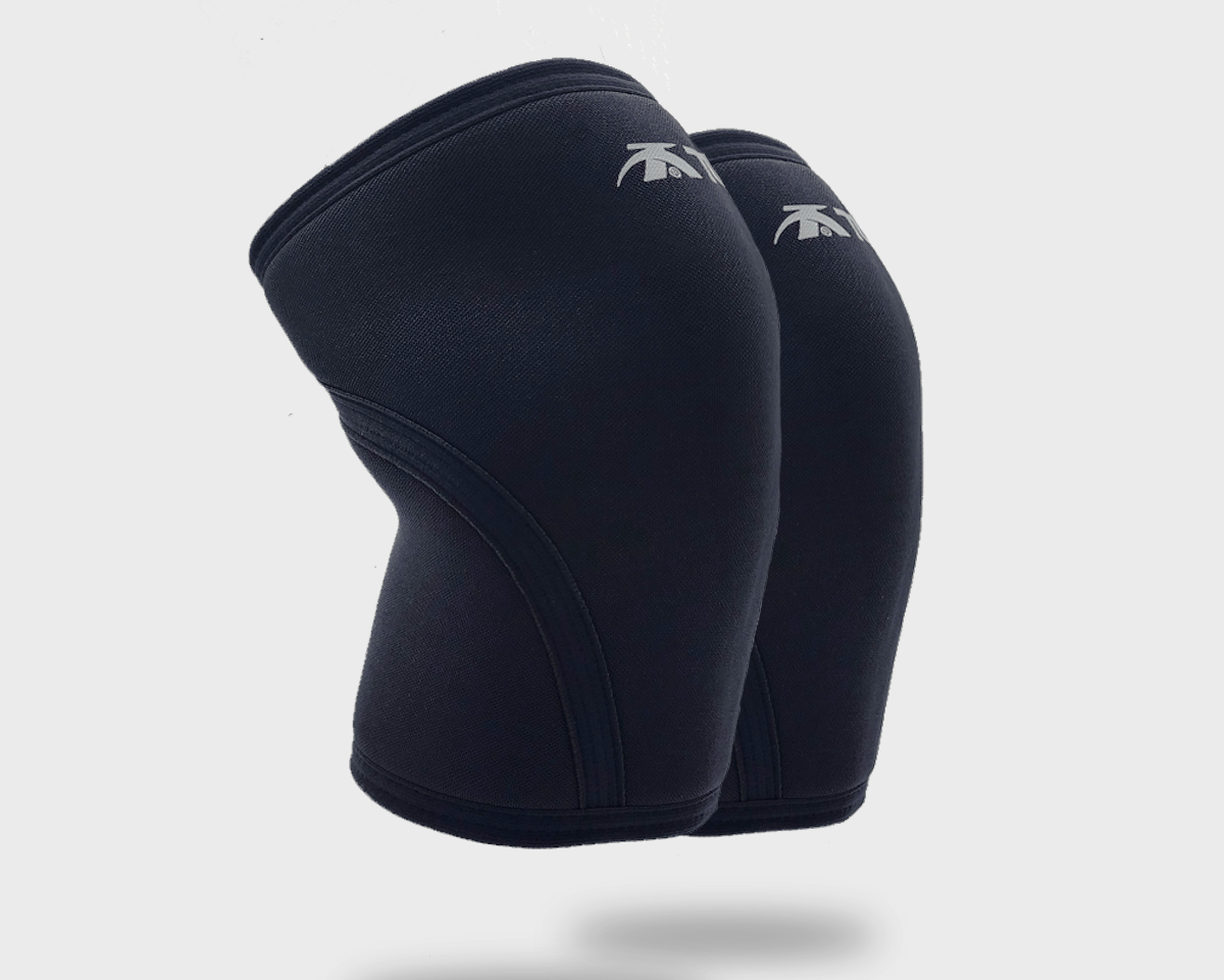 TUFF 7mm X-Training Knee Sleeves (All Black) TuffWraps.com