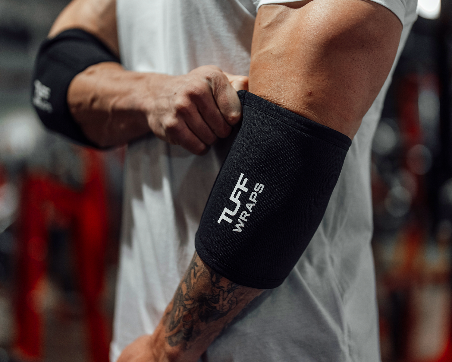 TUFF Elbow Sleeves 5mm - All Black TuffWraps.com