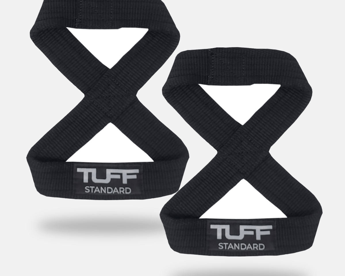 TUFF Figure 8 Lifting Straps | Heavy Duty Weightlifting Straps TuffWraps.com