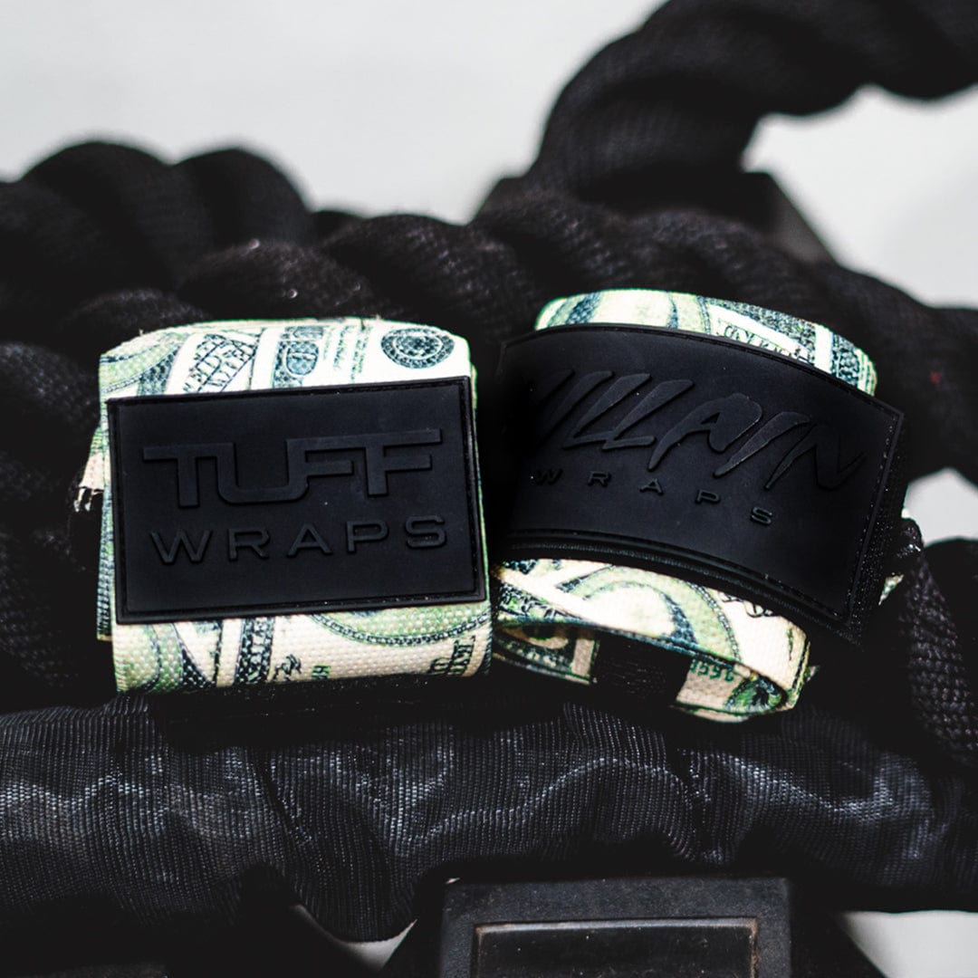 tuffwraps villain wrist wraps money print