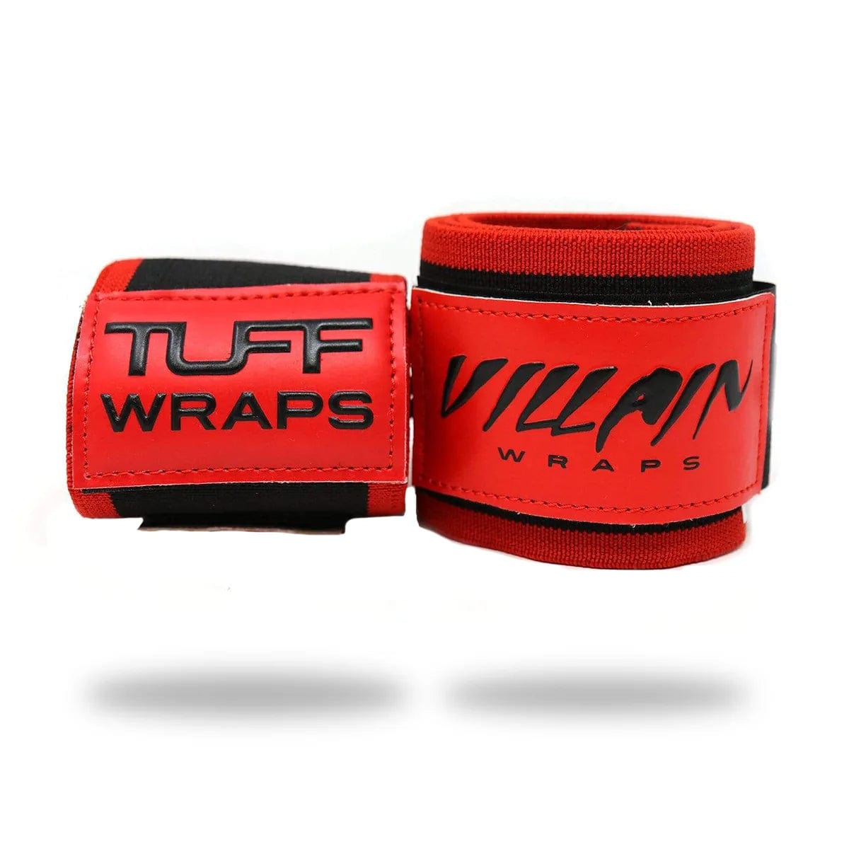 16" Villain "STIFF" Wrist Wraps - Black & Red TuffWraps.com