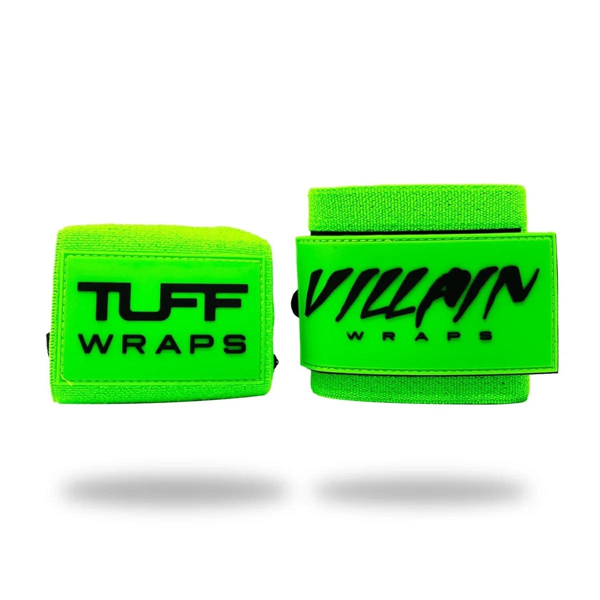 16&quot; Villain &quot;STIFF&quot; Wrist Wraps - Neon Green TuffWraps.com