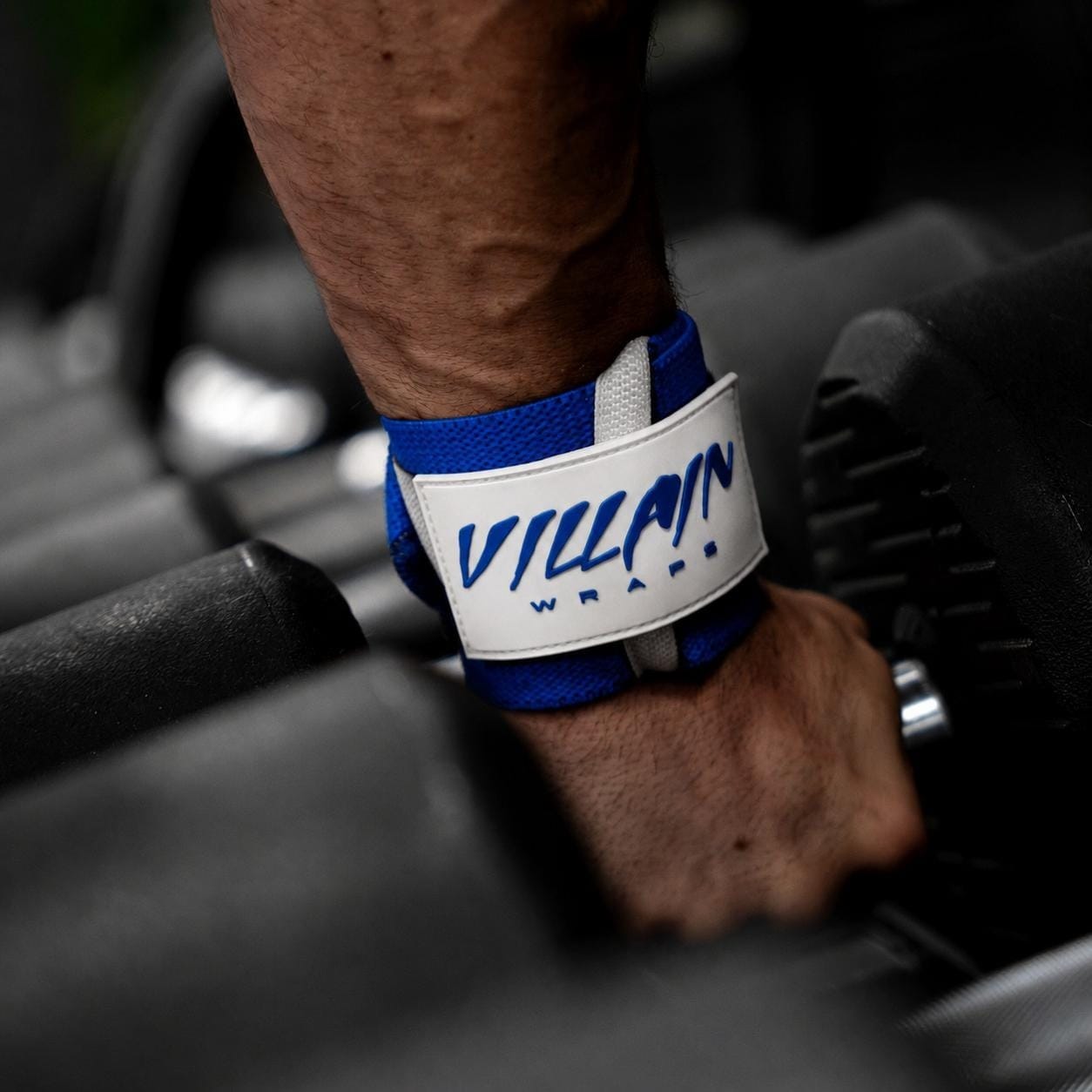 16" Villain Wrist Wraps - Cobalt 16 inch TuffWraps.com