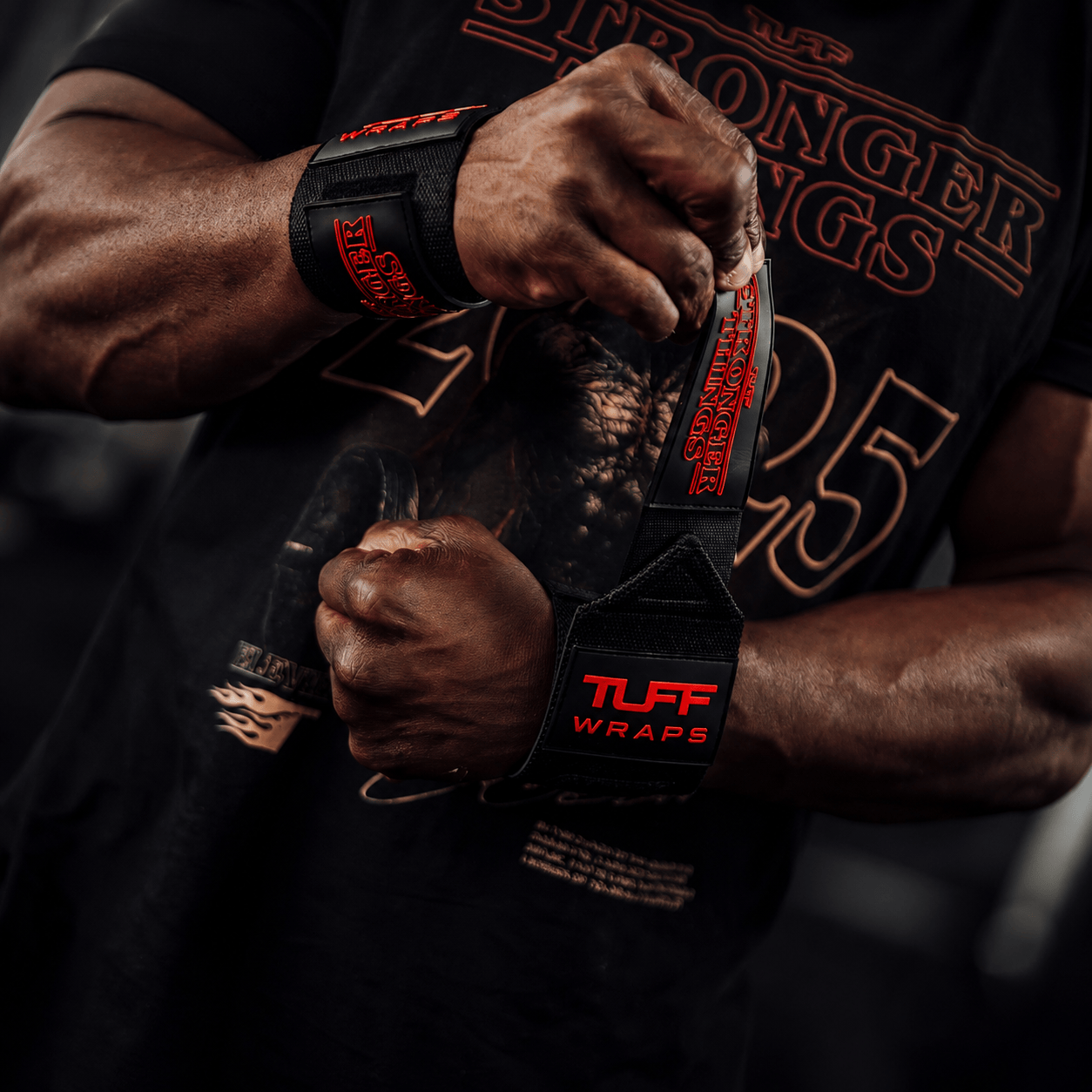 16" Villain Wrist Wraps - Stronger Things TuffWraps.com
