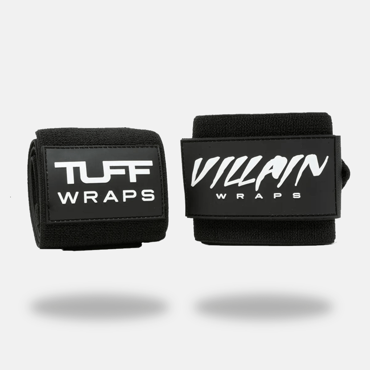 24" Villain "STIFF" Wrist Wraps - All Black 24 inch TuffWraps.com
