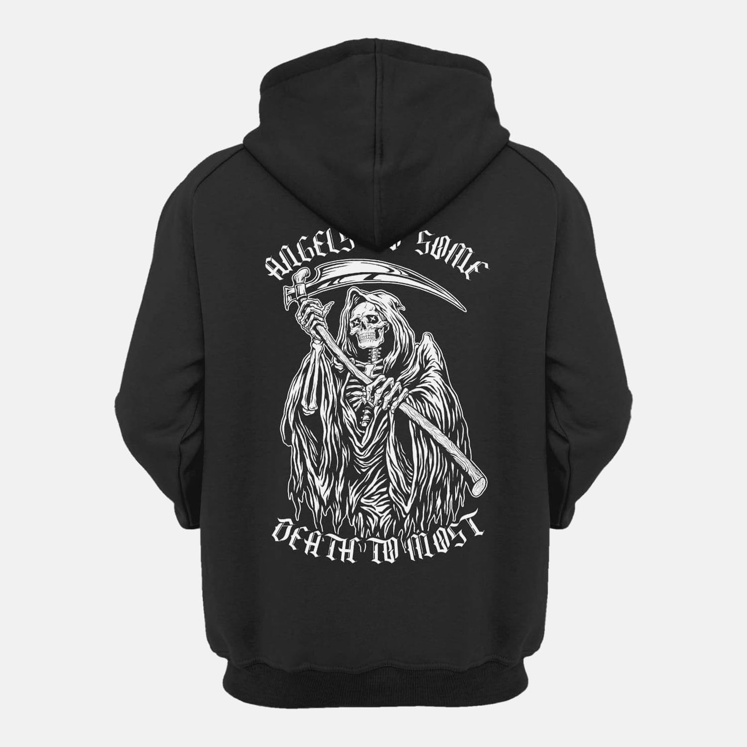 Angels to Some, Death to Most Hooded Sweatshirt TuffWraps.com