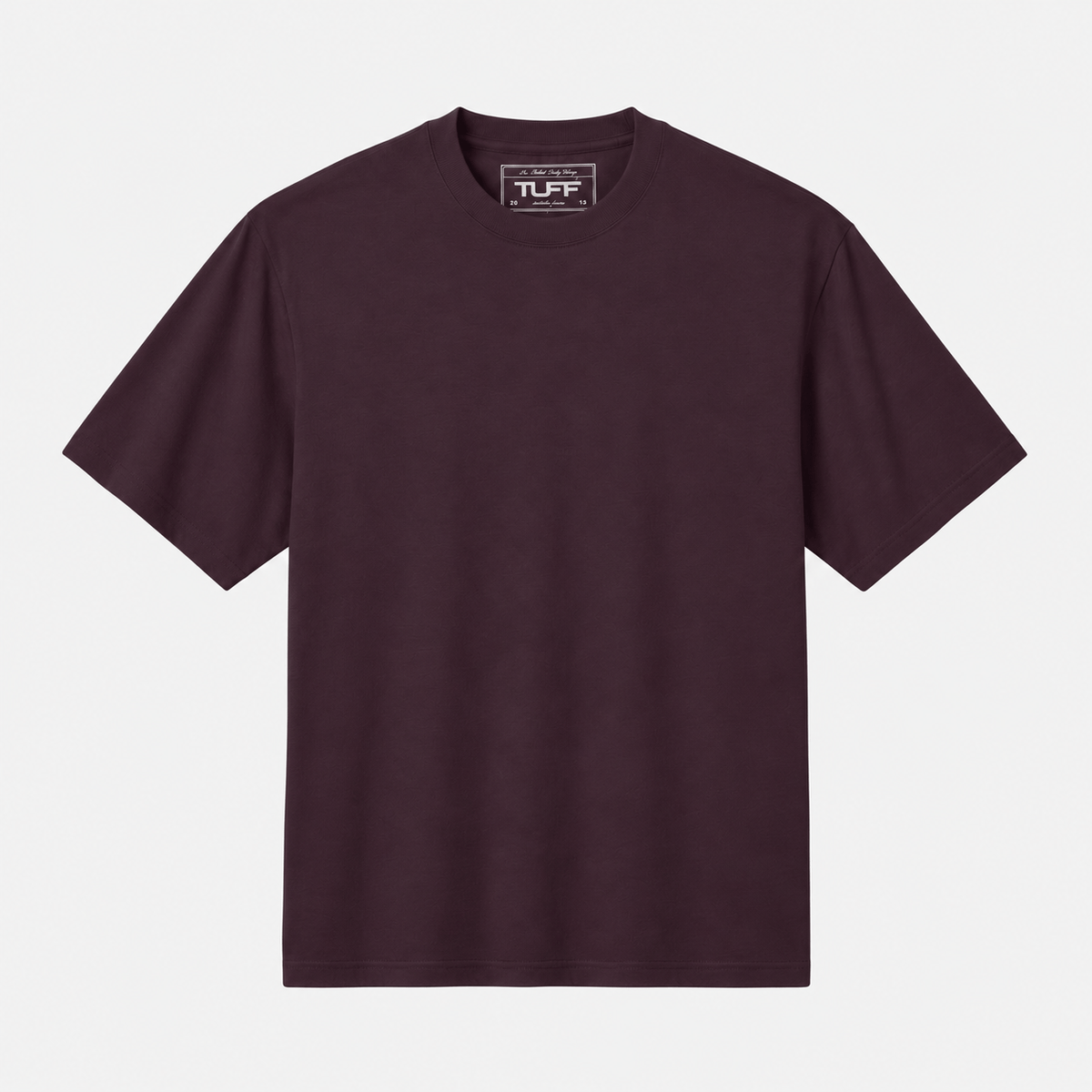 Basic Drop Shoulder Tee S / Dark Plum TuffWraps.com