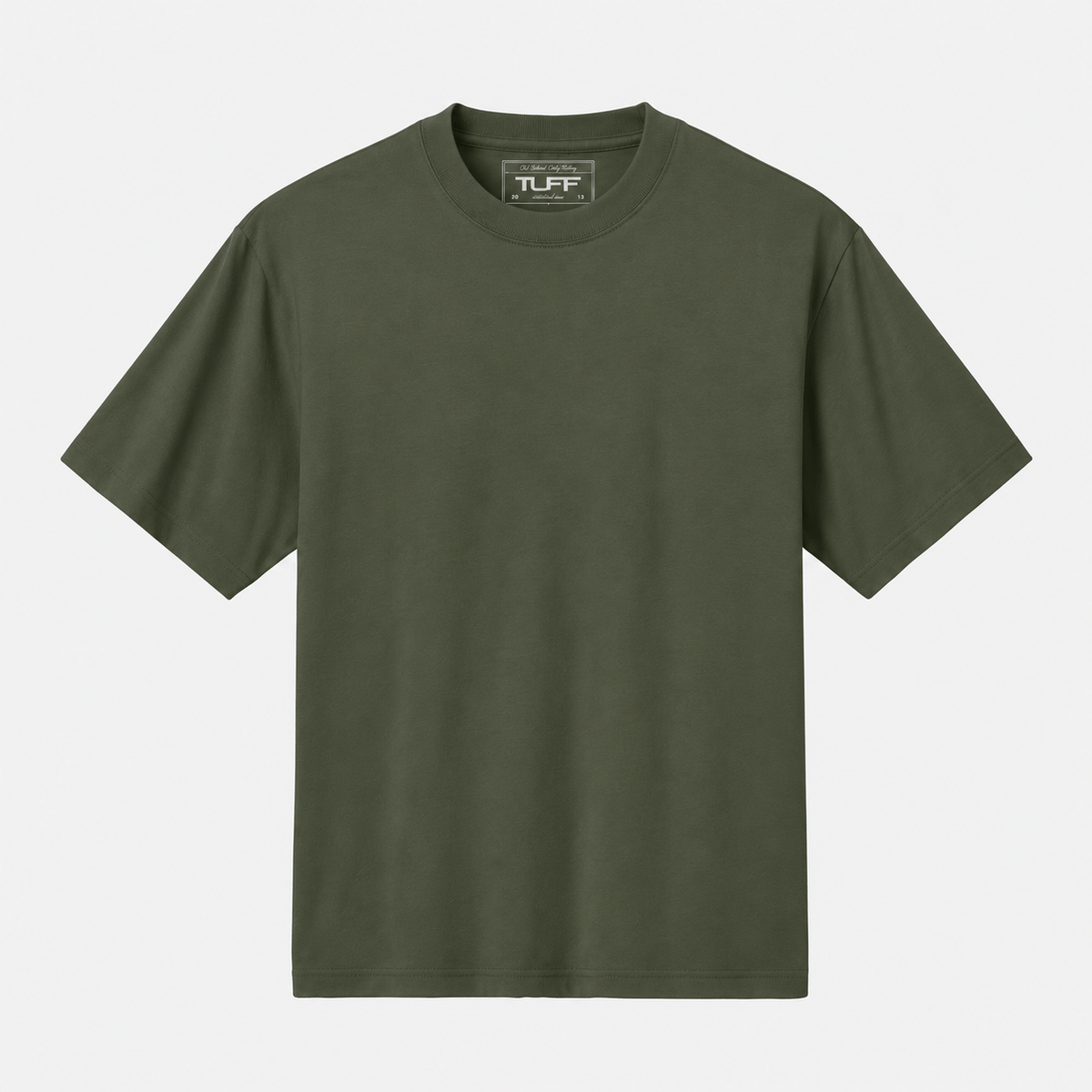 Basic Drop Shoulder Tee XS / Olive TuffWraps.com