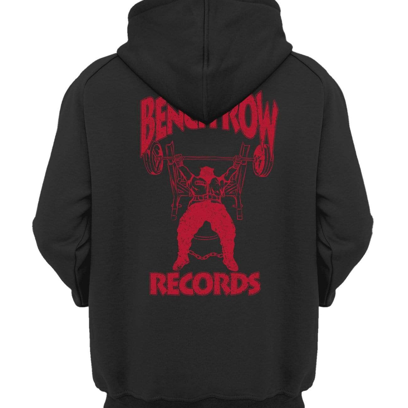 Bench Row Records Hooded Sweatshirt XS / Black v1 TuffWraps.com