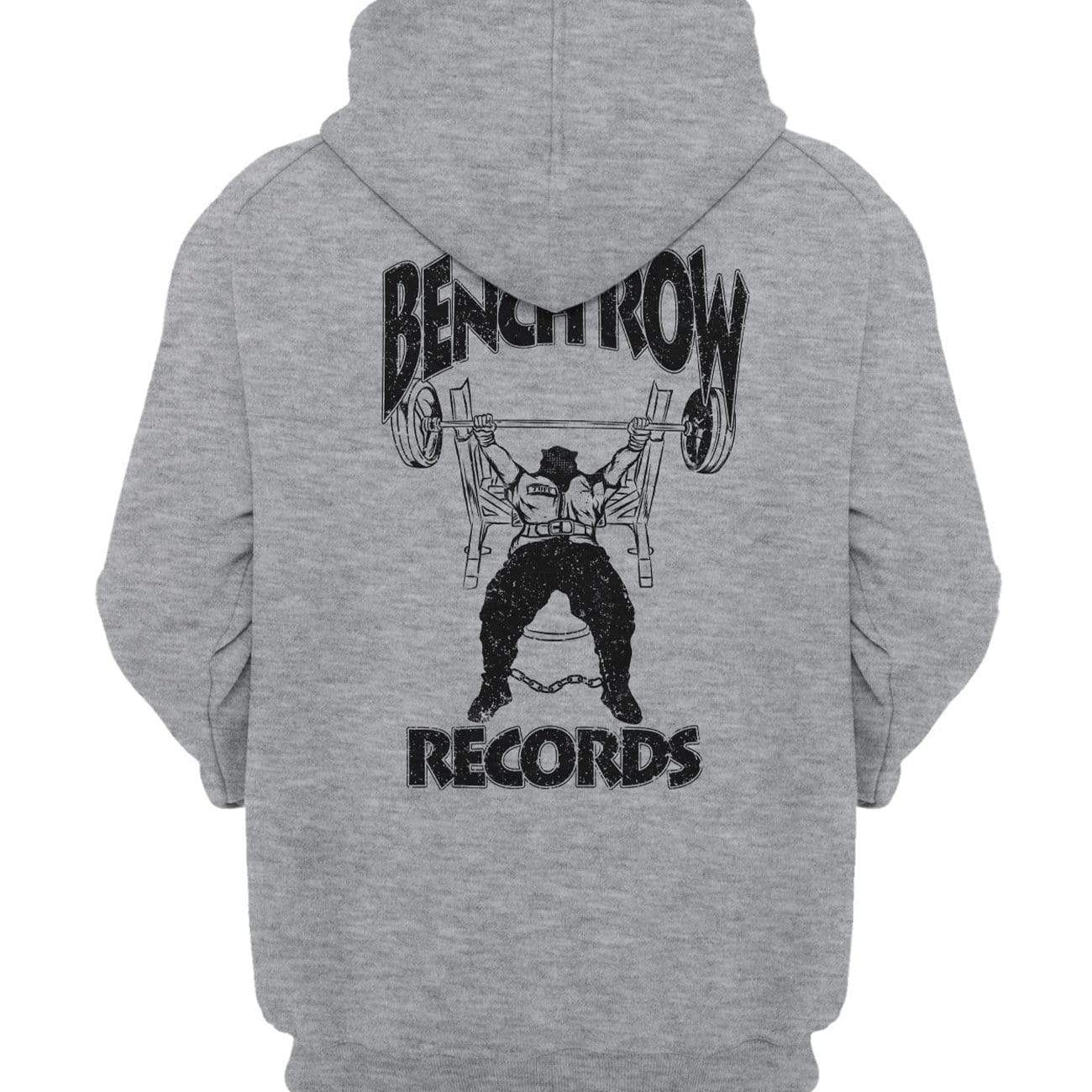 Bench Row Records Hooded Sweatshirt XS / Gray TuffWraps.com