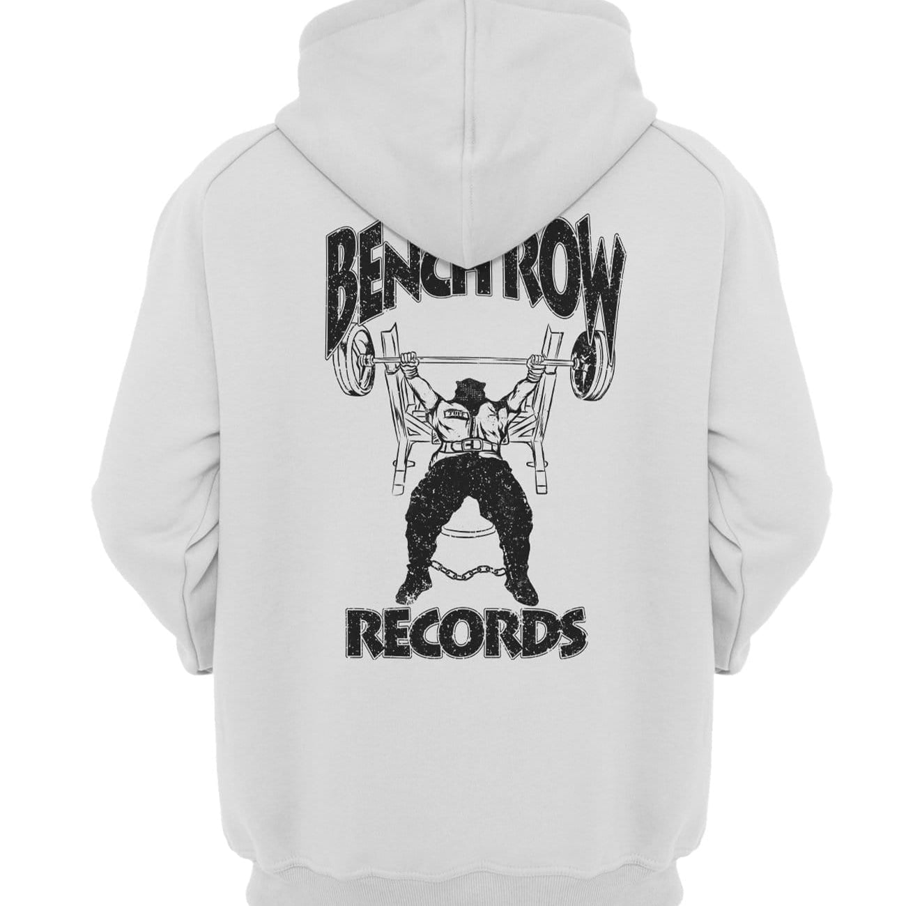 Bench Row Records Hooded Sweatshirt XS / White TuffWraps.com