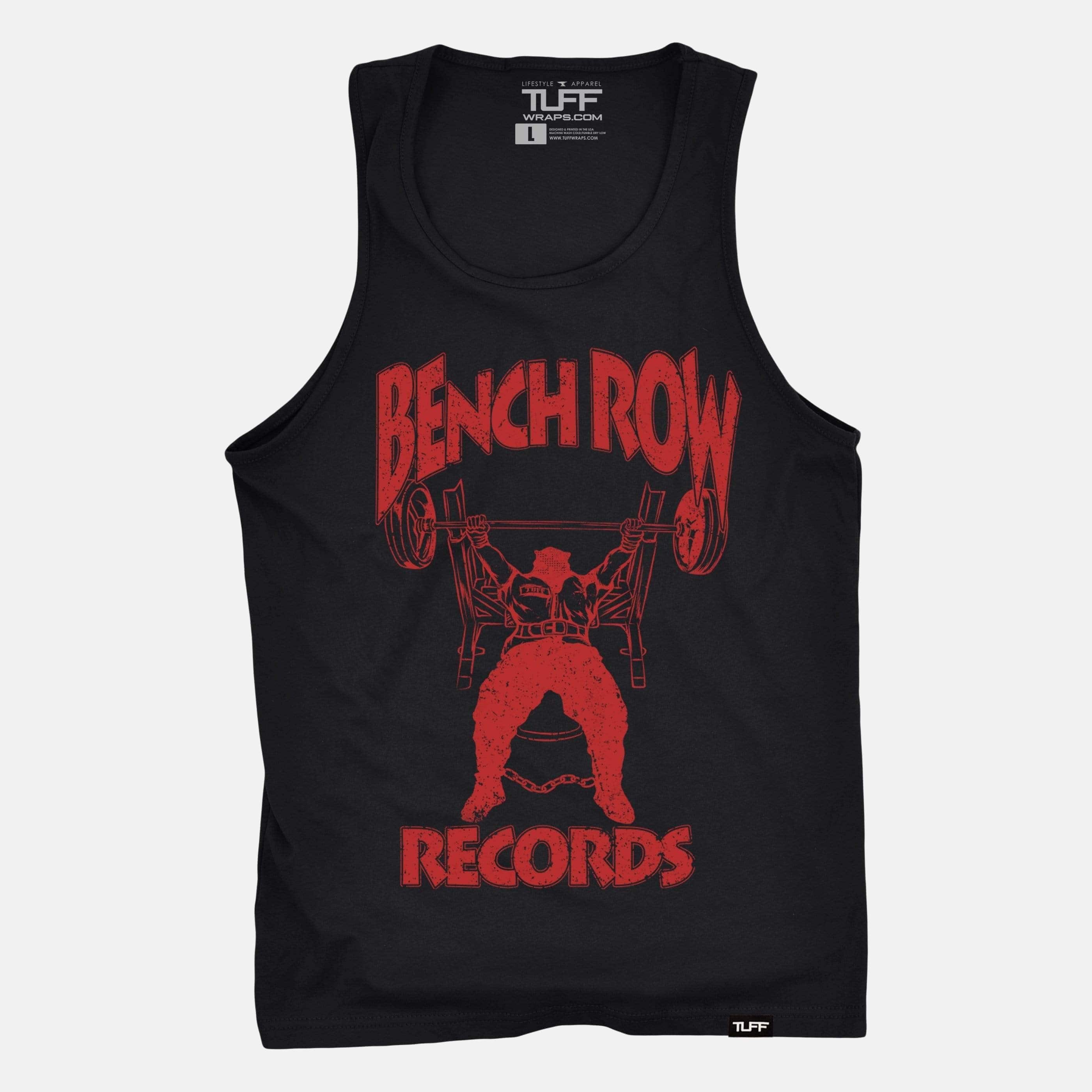 Bench Row Records Tank Black / S / 1 TuffWraps.com