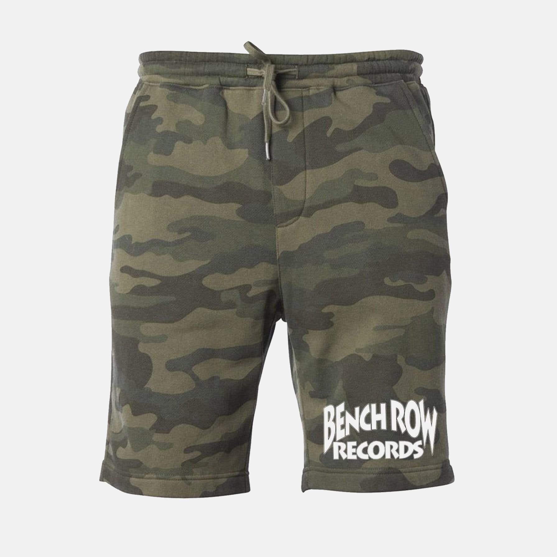 Bench Row Records Tapered Fleece Shorts Woodland Camo / XS / 1 TuffWraps.com
