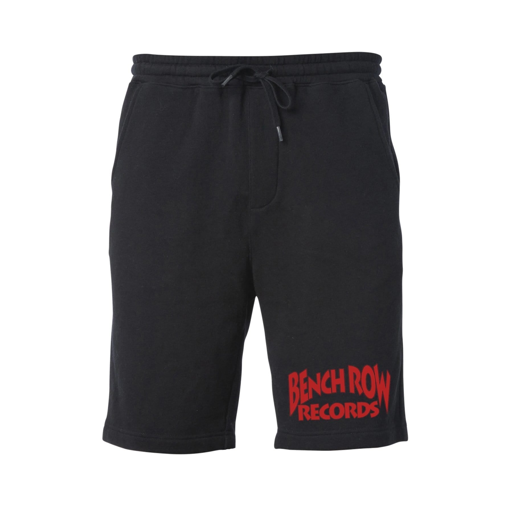 Bench Row Records Tapered Fleece Shorts XS / Black v1 TuffWraps.com