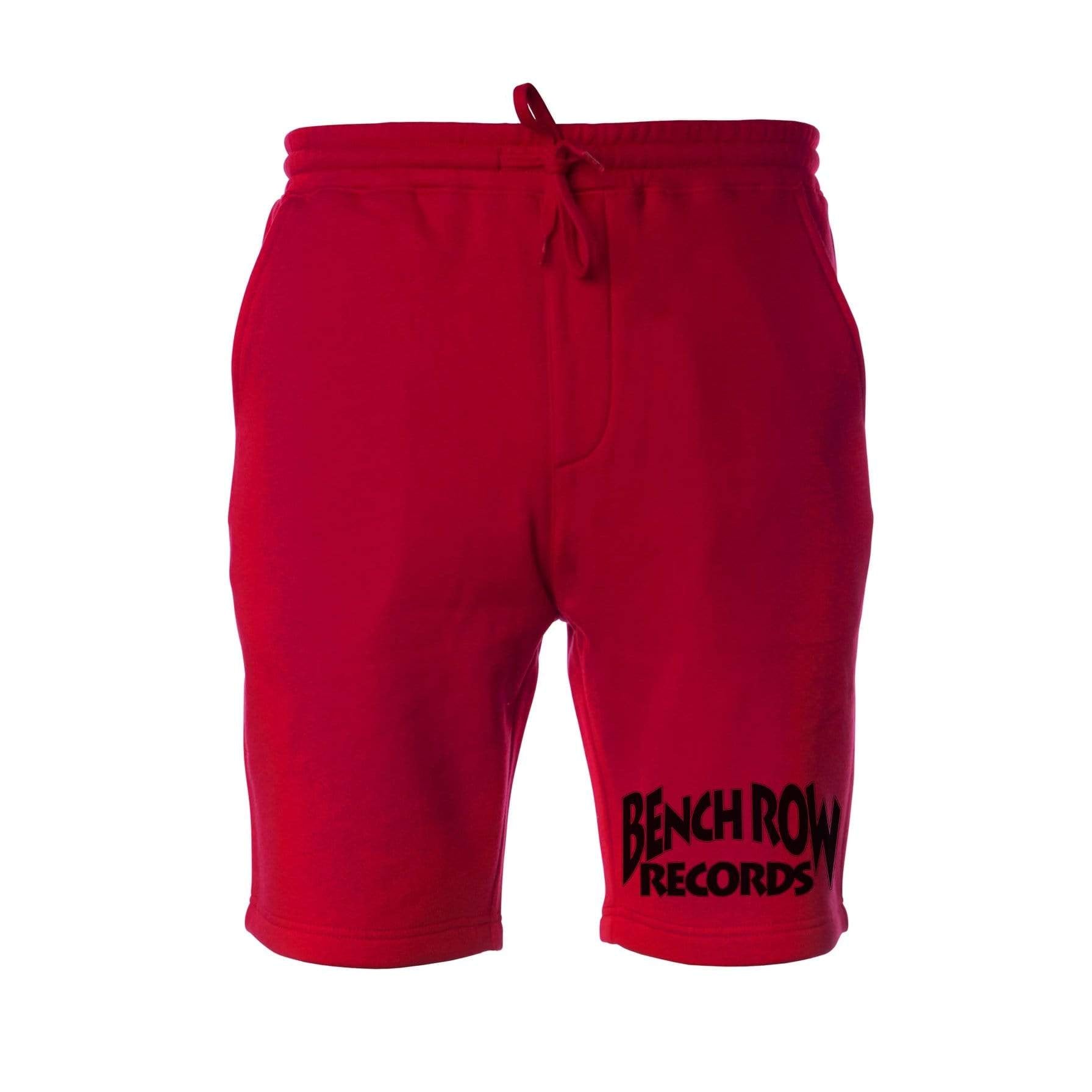Bench Row Records Tapered Fleece Shorts XS / Red TuffWraps.com