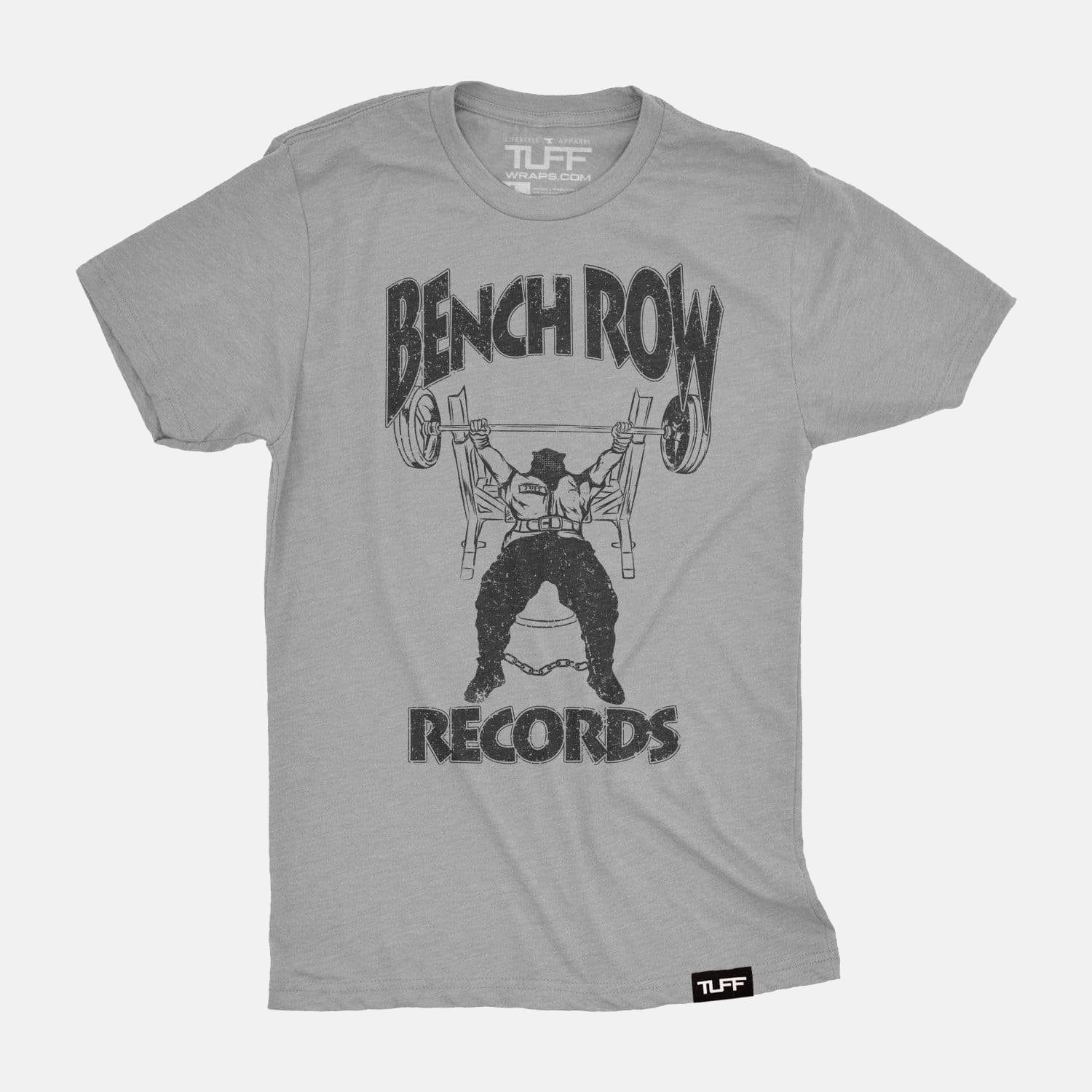 Bench Row Records Tee Heather Gray / S / 1 TuffWraps.com