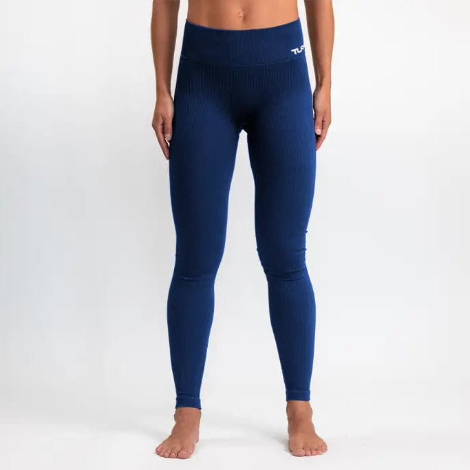 Classic Ribbed Leggings - Blue S TuffWraps.com