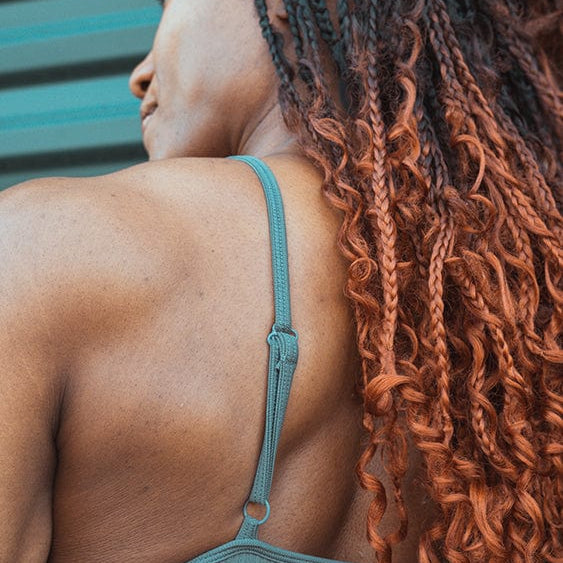 Classic Ribbed Sports Bra - Gray TuffWraps.com