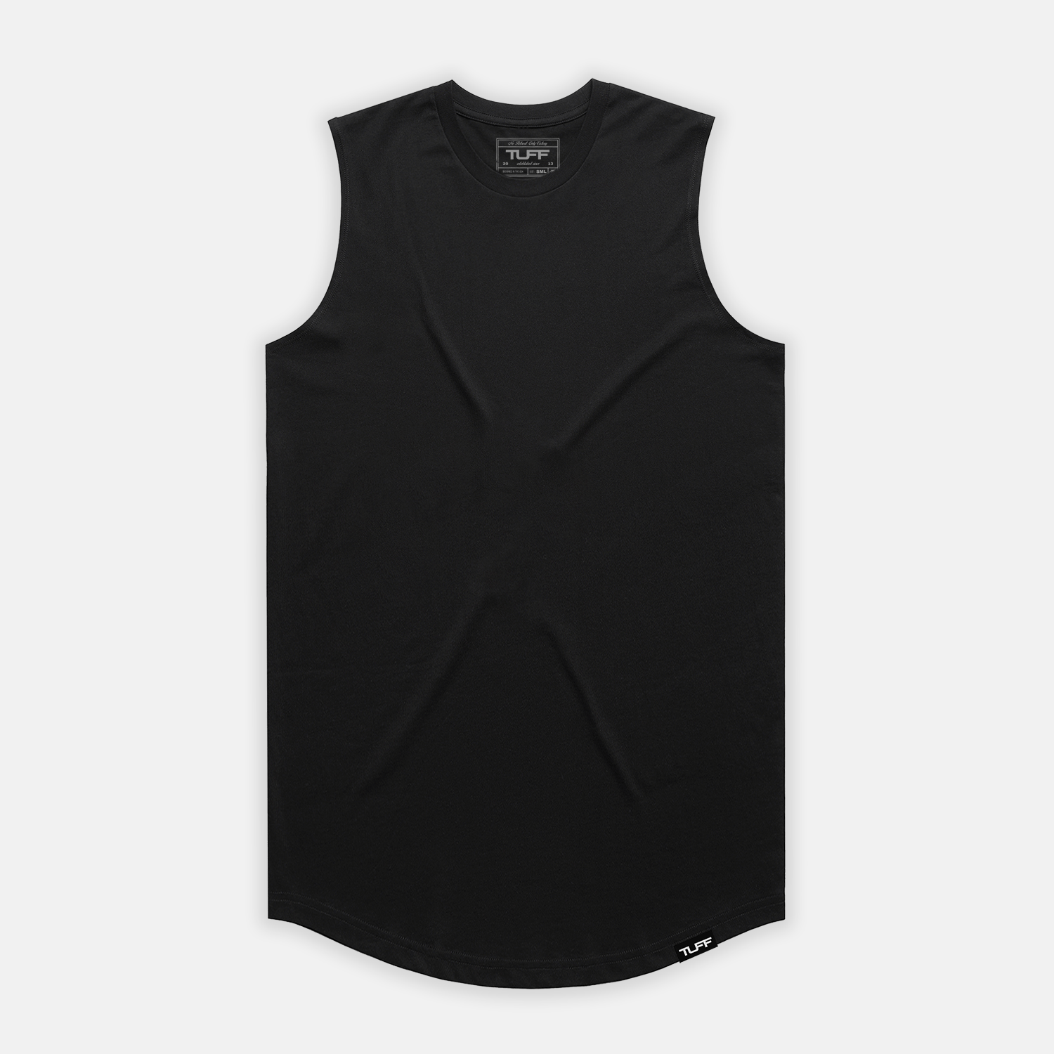 Curve Basic Muscle Tank Black / S TuffWraps.com