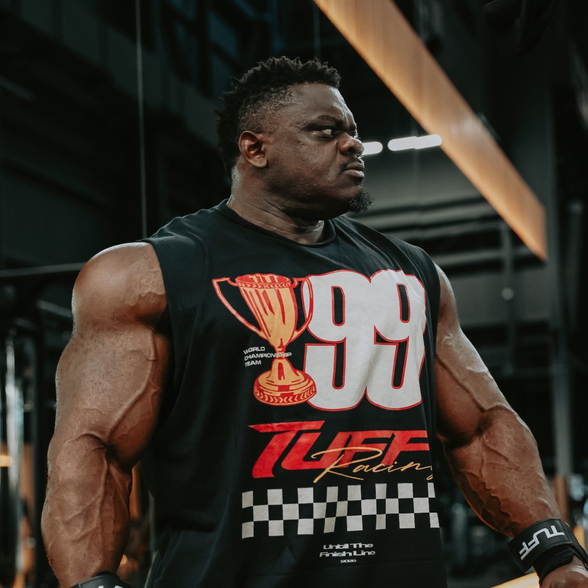 Earned, Not Given Raw Edge Muscle Tank TUFF