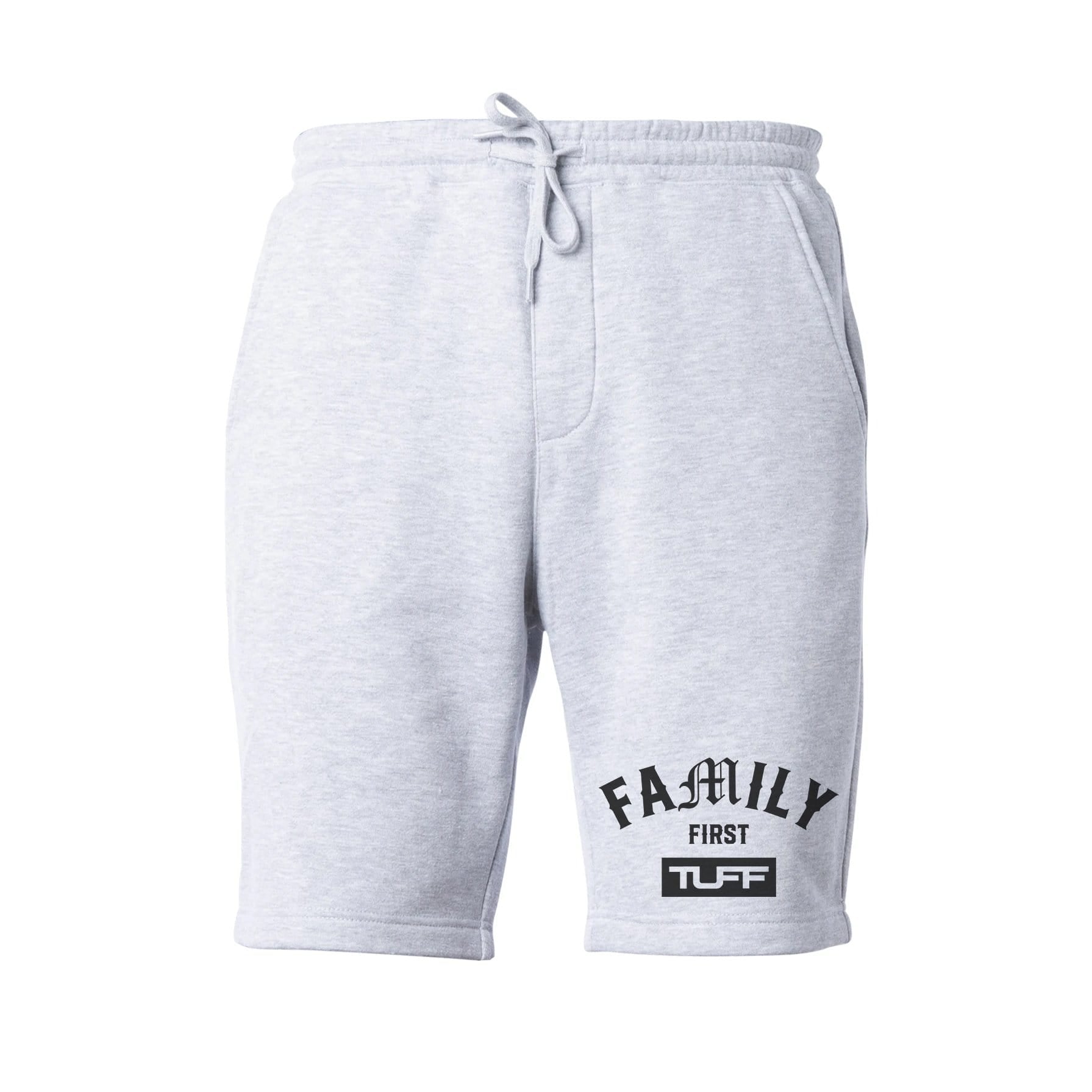 Family First TUFF Tapered Fleece Shorts XS / Gray TuffWraps.com