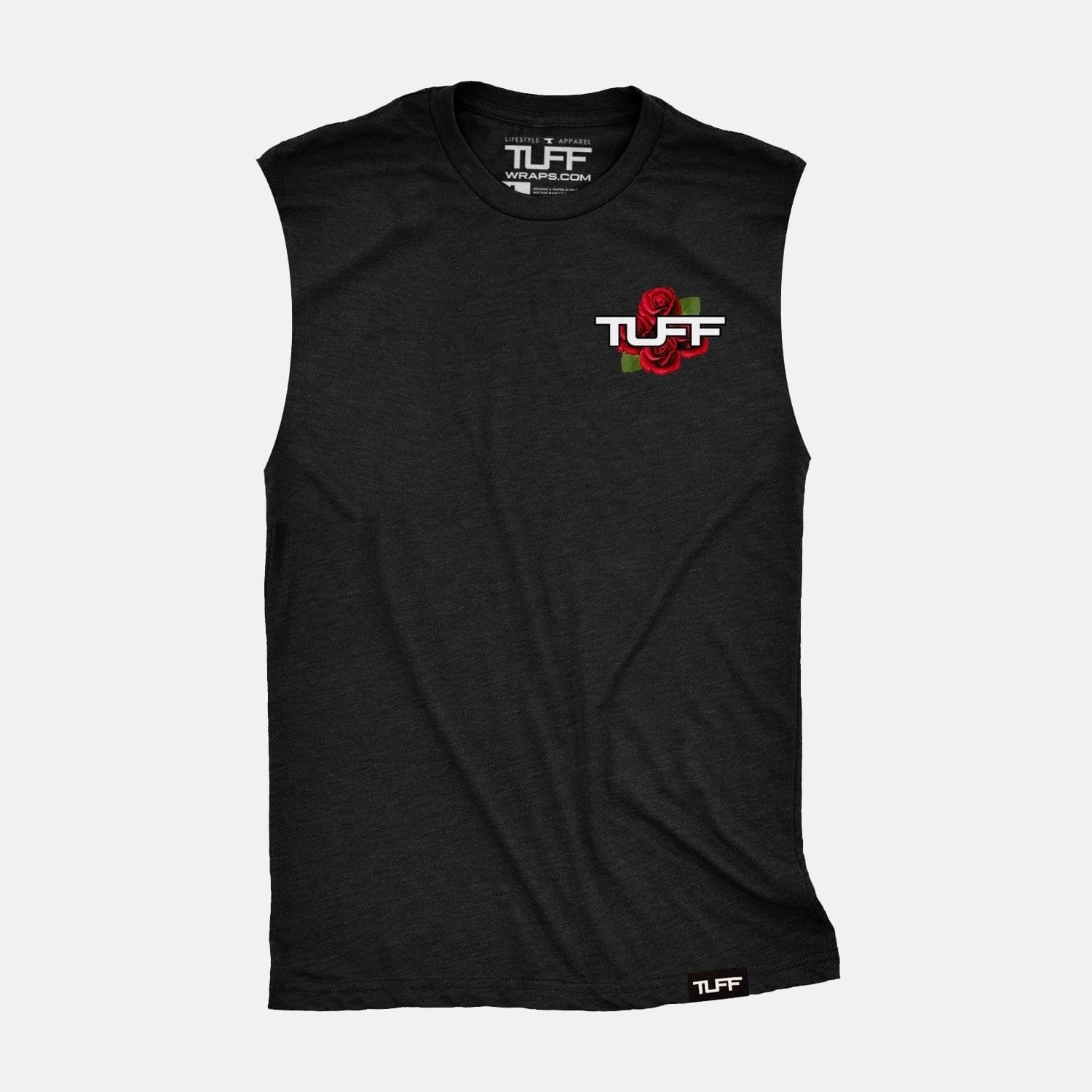 Family Foundation Raw Edge Muscle Tank Black / S TuffWraps.com