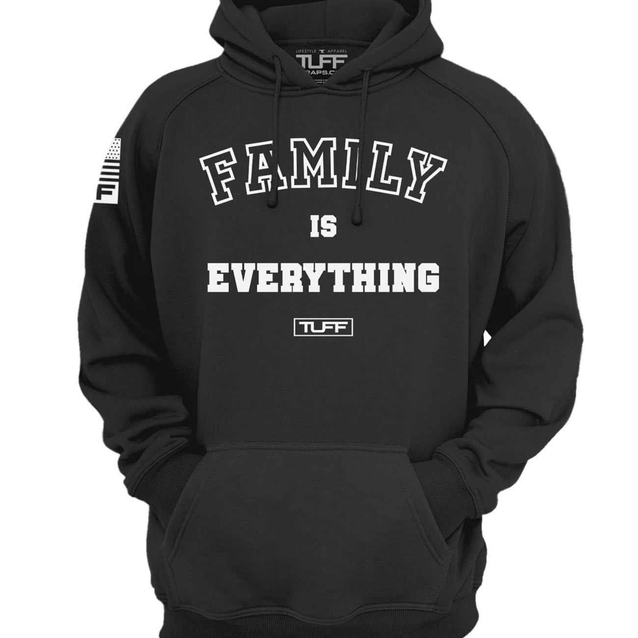 Family Is Everything Hooded Sweatshirt XS / Black TuffWraps.com