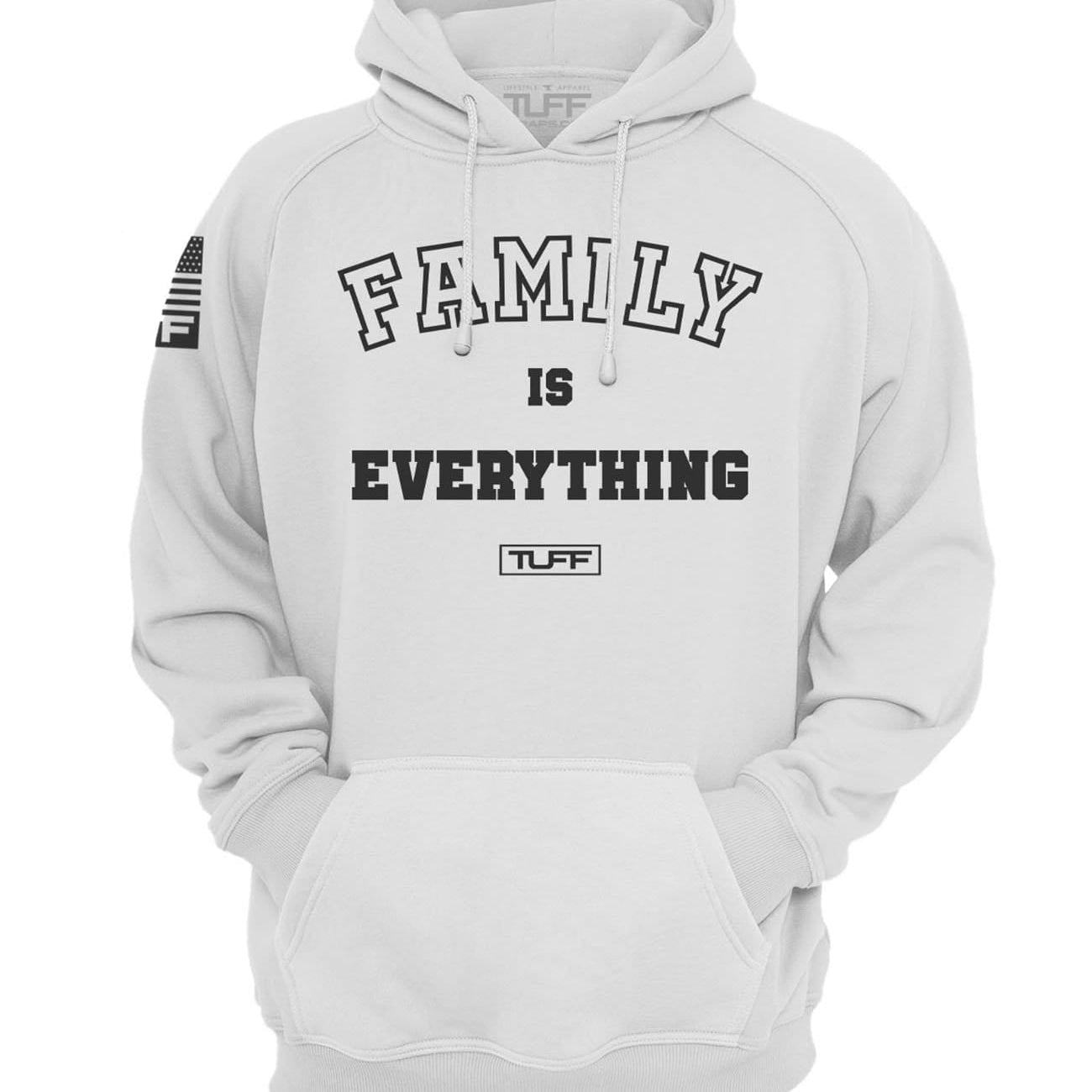 Family Is Everything Hooded Sweatshirt XS / White TuffWraps.com