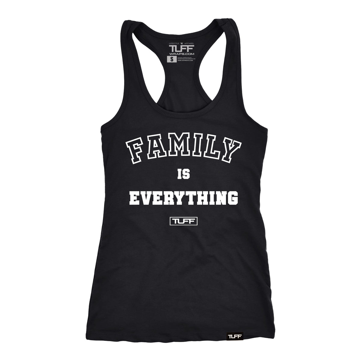 Family Is Everything Racerback Tank XS / Black TuffWraps.com