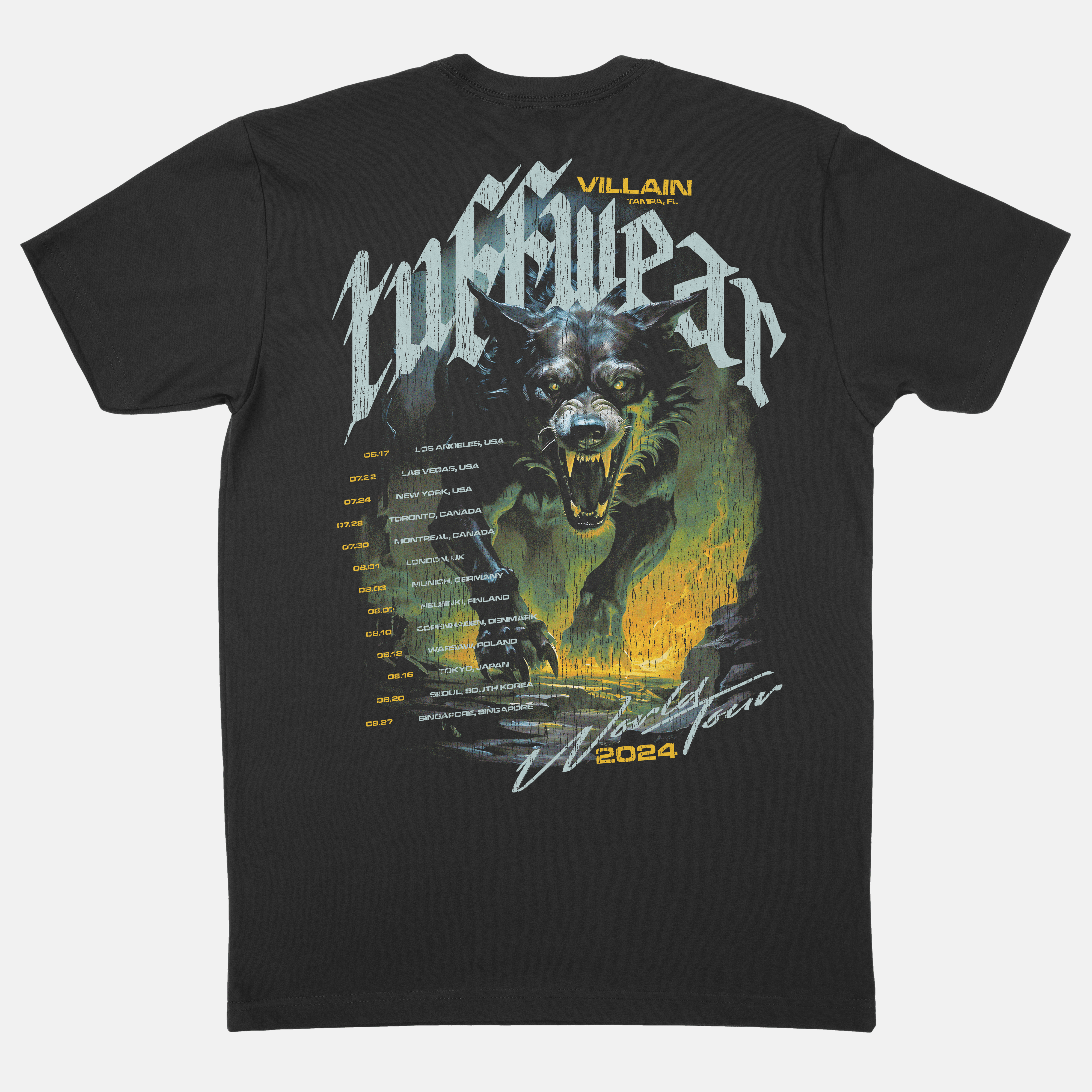 Howl of the Villain Tee TuffWraps.com