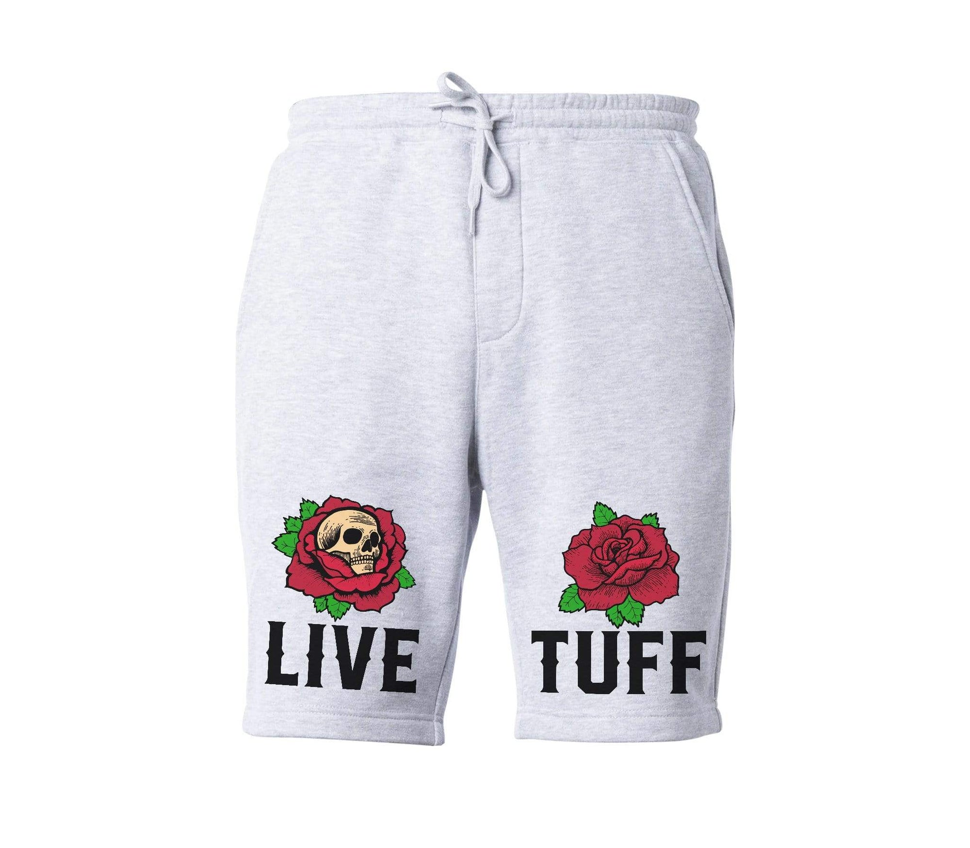 LIVE TUFF Tapered Fleece Shorts XS / Gray TuffWraps.com
