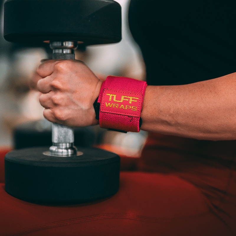 Pink & Gold Villain Mini Wrist Wraps Mini TuffWraps.com