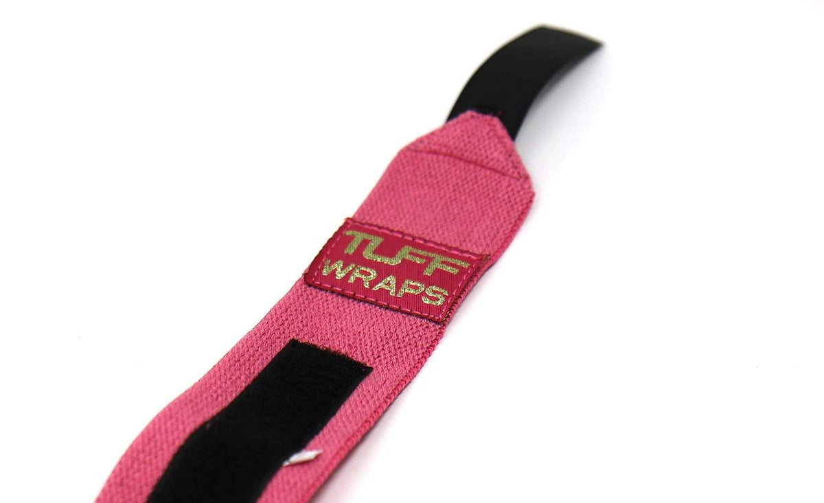 Pink &amp; Gold Villain Mini Wrist Wraps TuffWraps.com