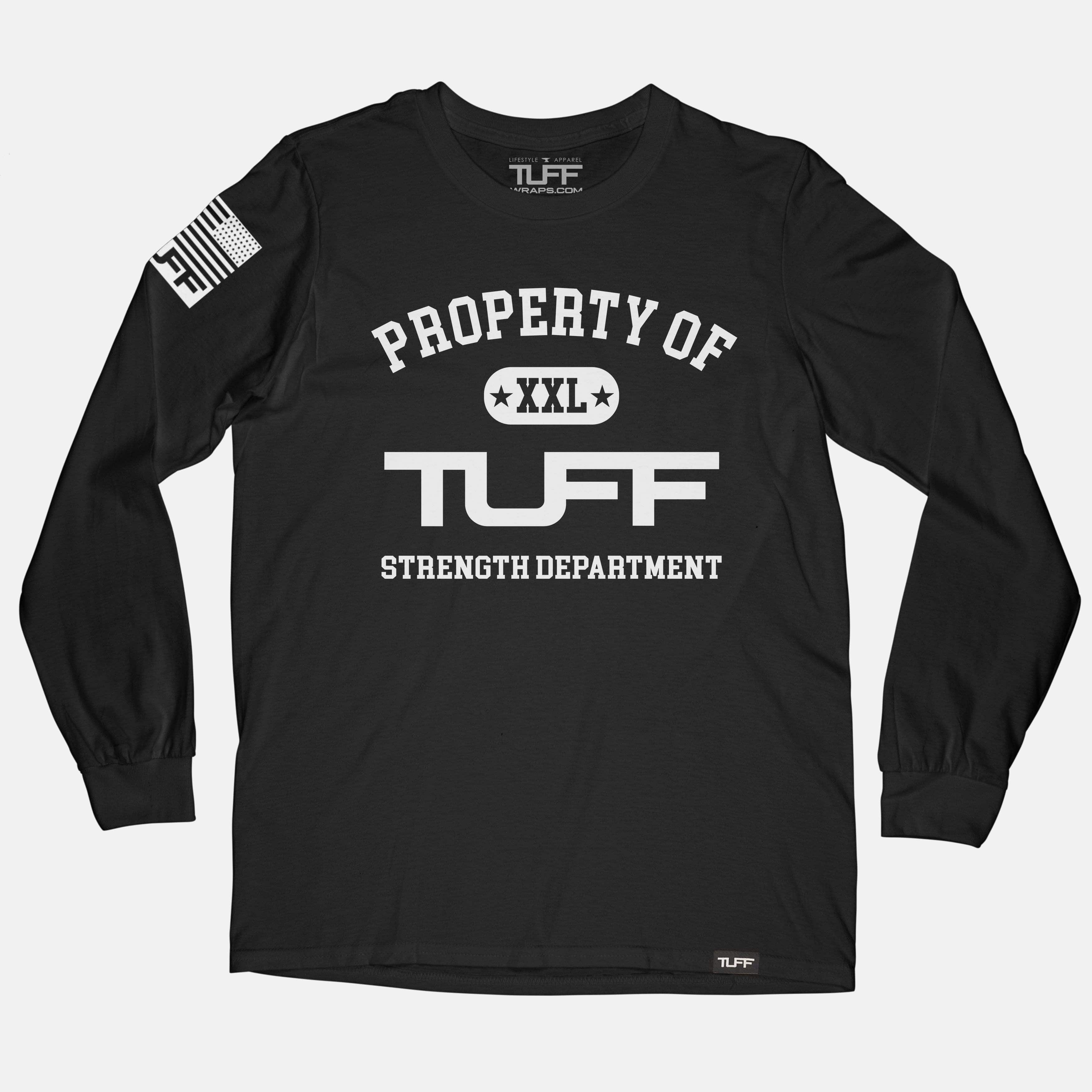 Property of TUFF Long Sleeve Tee Black / S TuffWraps.com