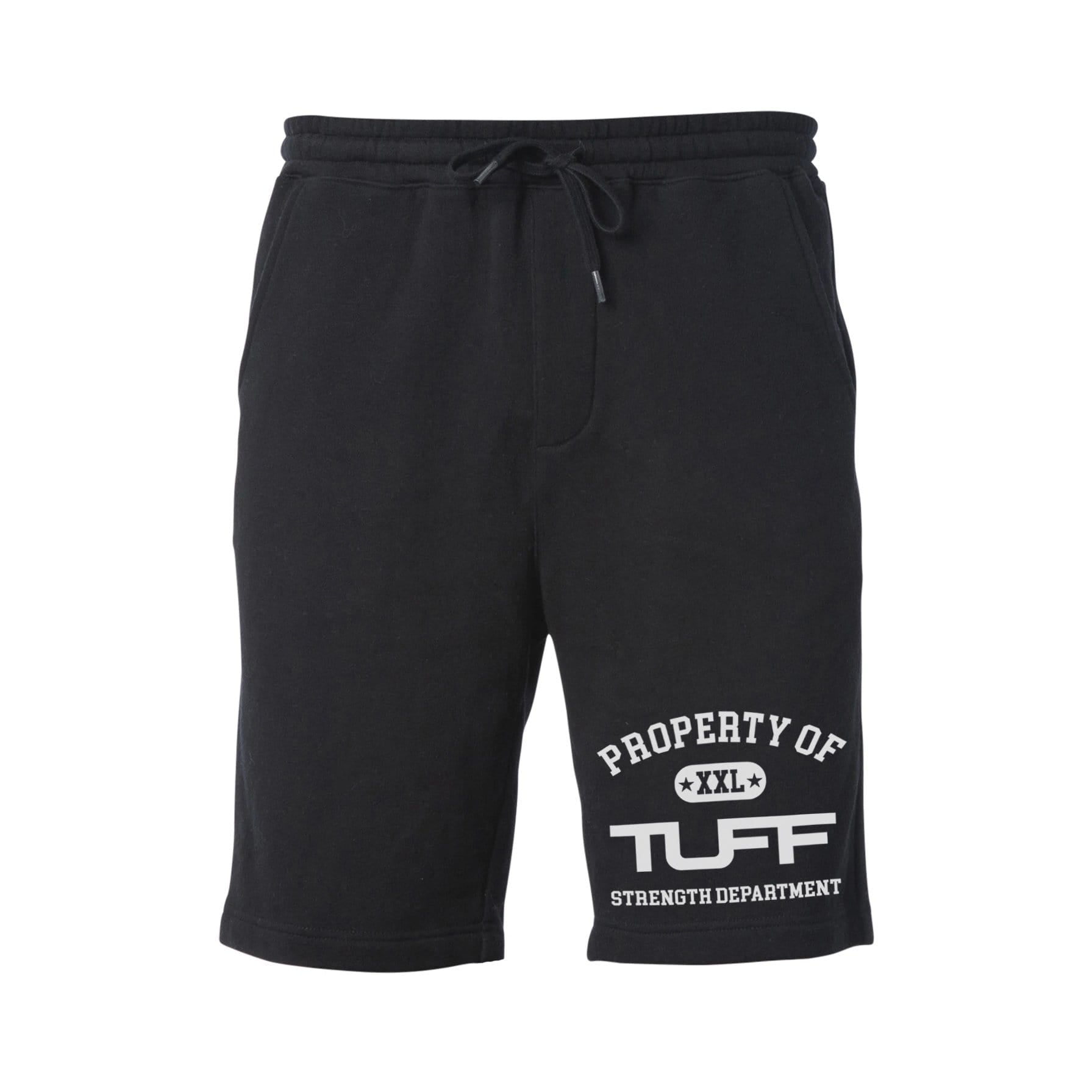 Property of TUFF Tapered Fleece Shorts XS / Black TuffWraps.com