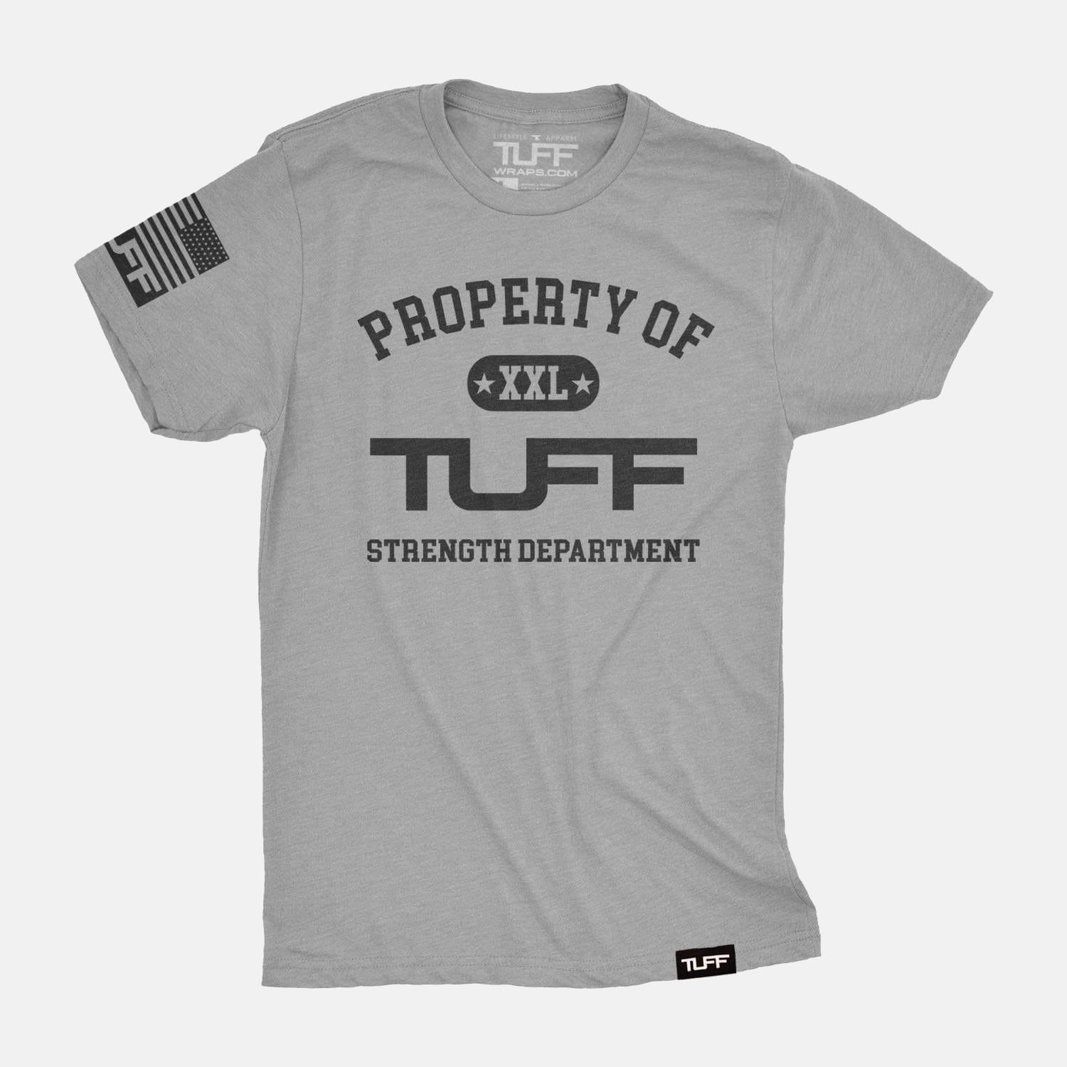 Property of TUFF Tee Heather Gray / S TuffWraps.com