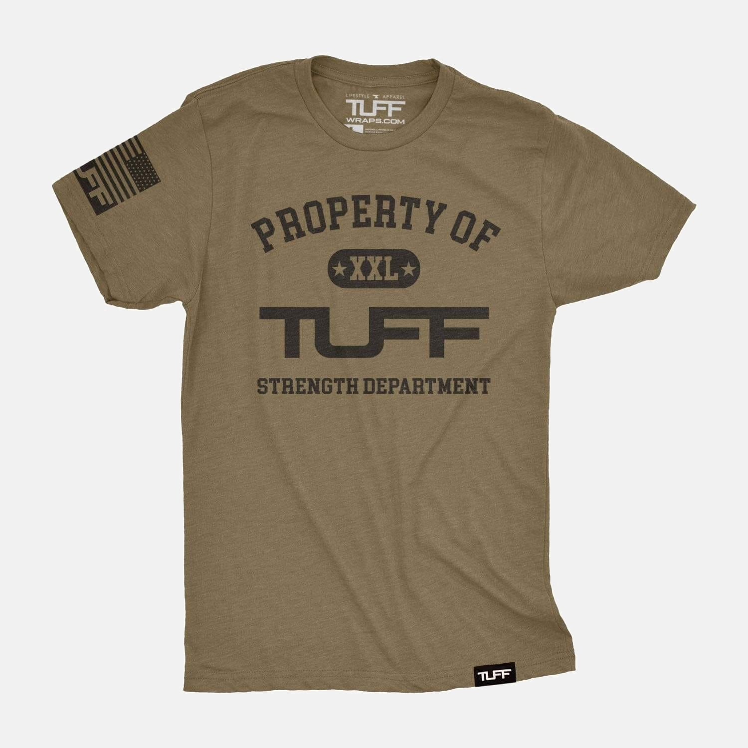 Property of TUFF Tee Military Green / S TuffWraps.com