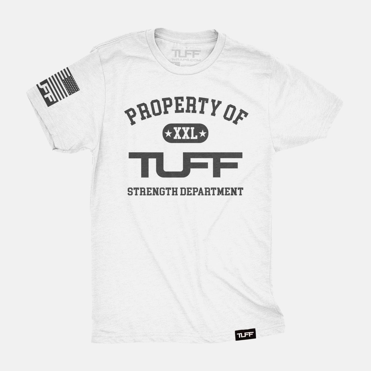 Property of TUFF Tee White / S TuffWraps.com