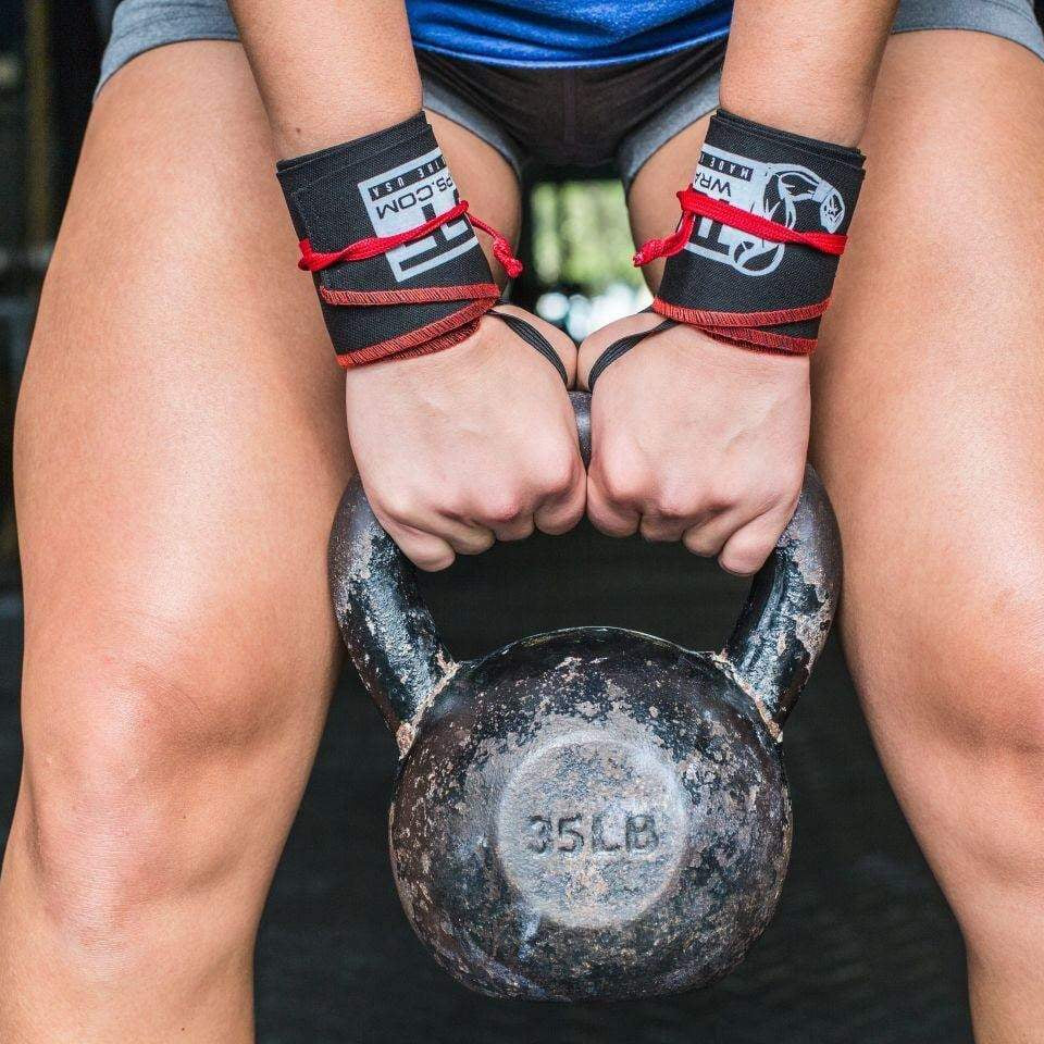 Rockin Red Wrist Wrap Supports Default TuffWraps.com