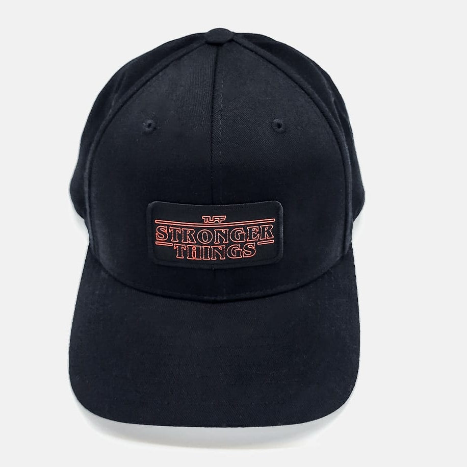 Stronger Things Flexfit Hat S/M (6 3/4"-7 1/4") / Black TuffWraps.com