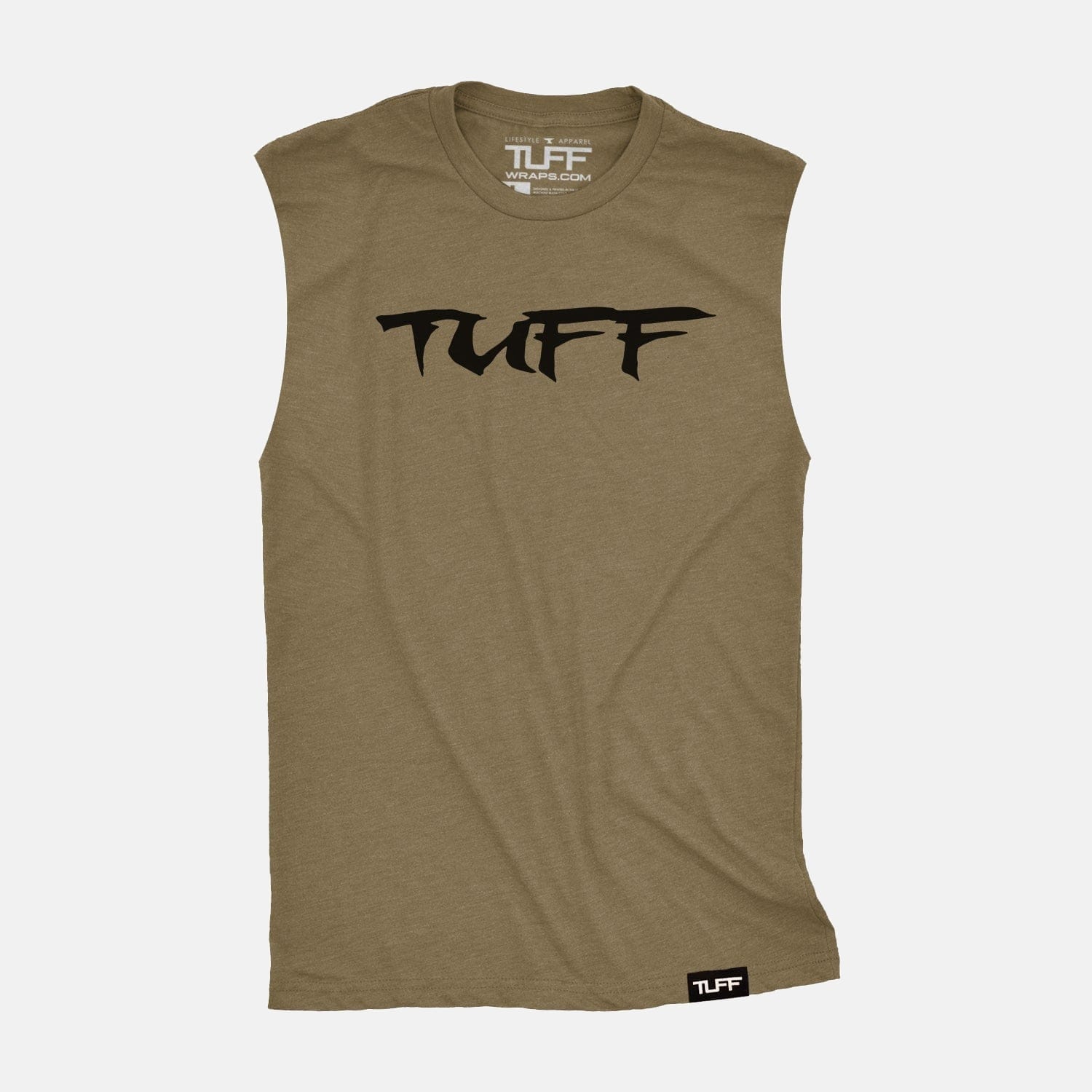 The "No Surrender" Raw Edge Muscle Tank TuffWraps.com