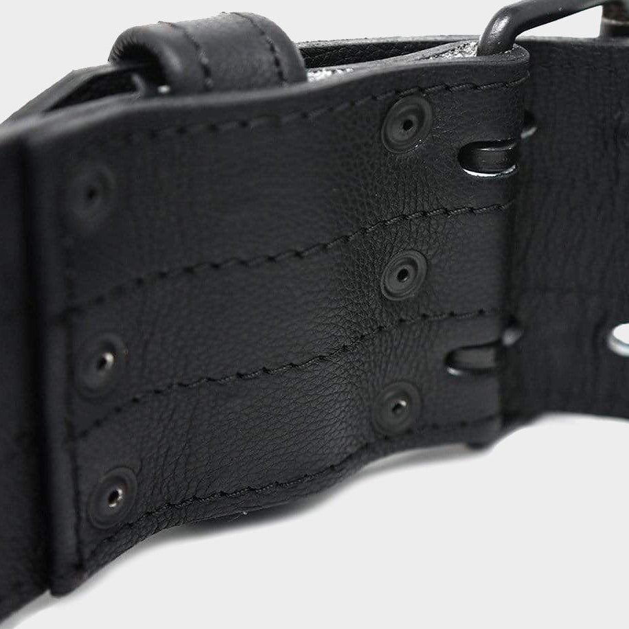 TUFF 10mm Leather Double Prong Weightlifting Belt TuffWraps.com
