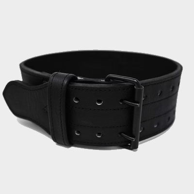 TUFF 10mm Leather Double Prong Weightlifting Belt TuffWraps.com