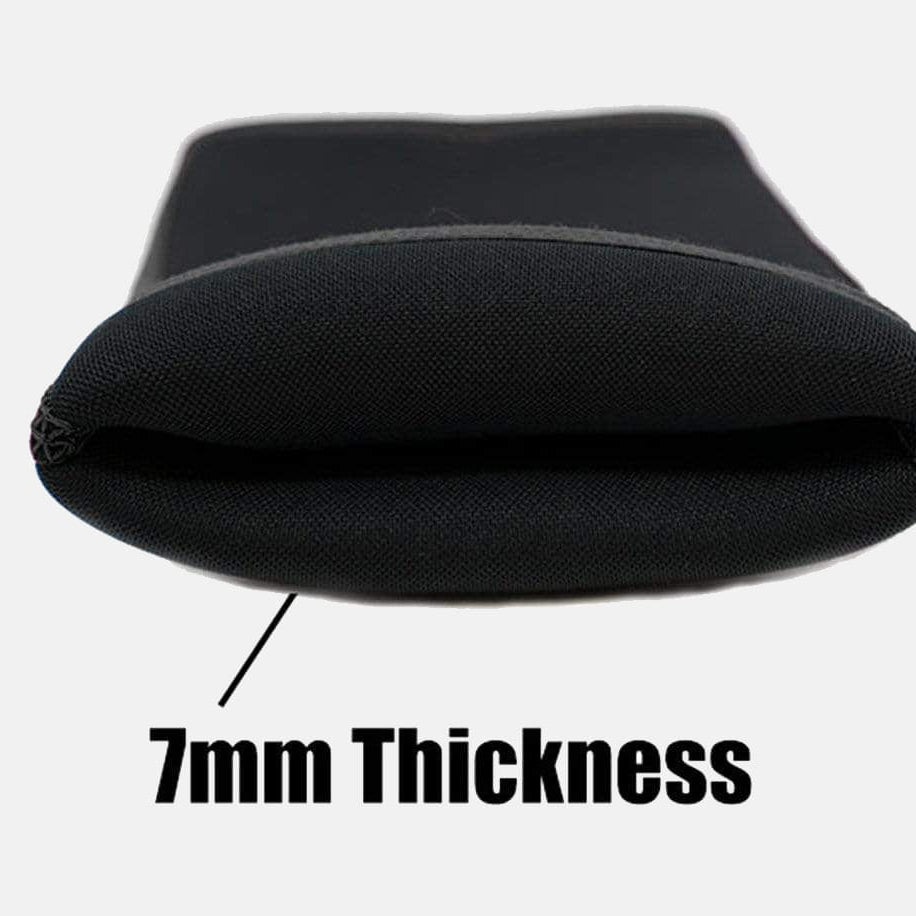 TUFF 7mm Competition Knee Sleeves (All Black) TuffWraps.com